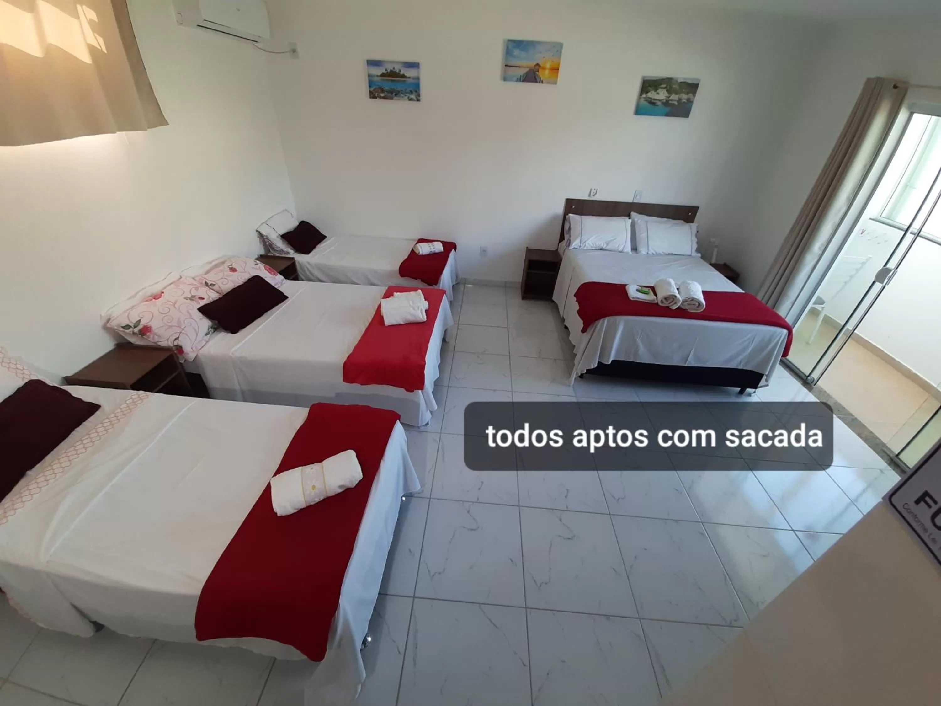 Bed in PENHAFLAT, STUDIO COMPLÉTO, C GARAGEM , A 700 m do parque e 120 m da praia