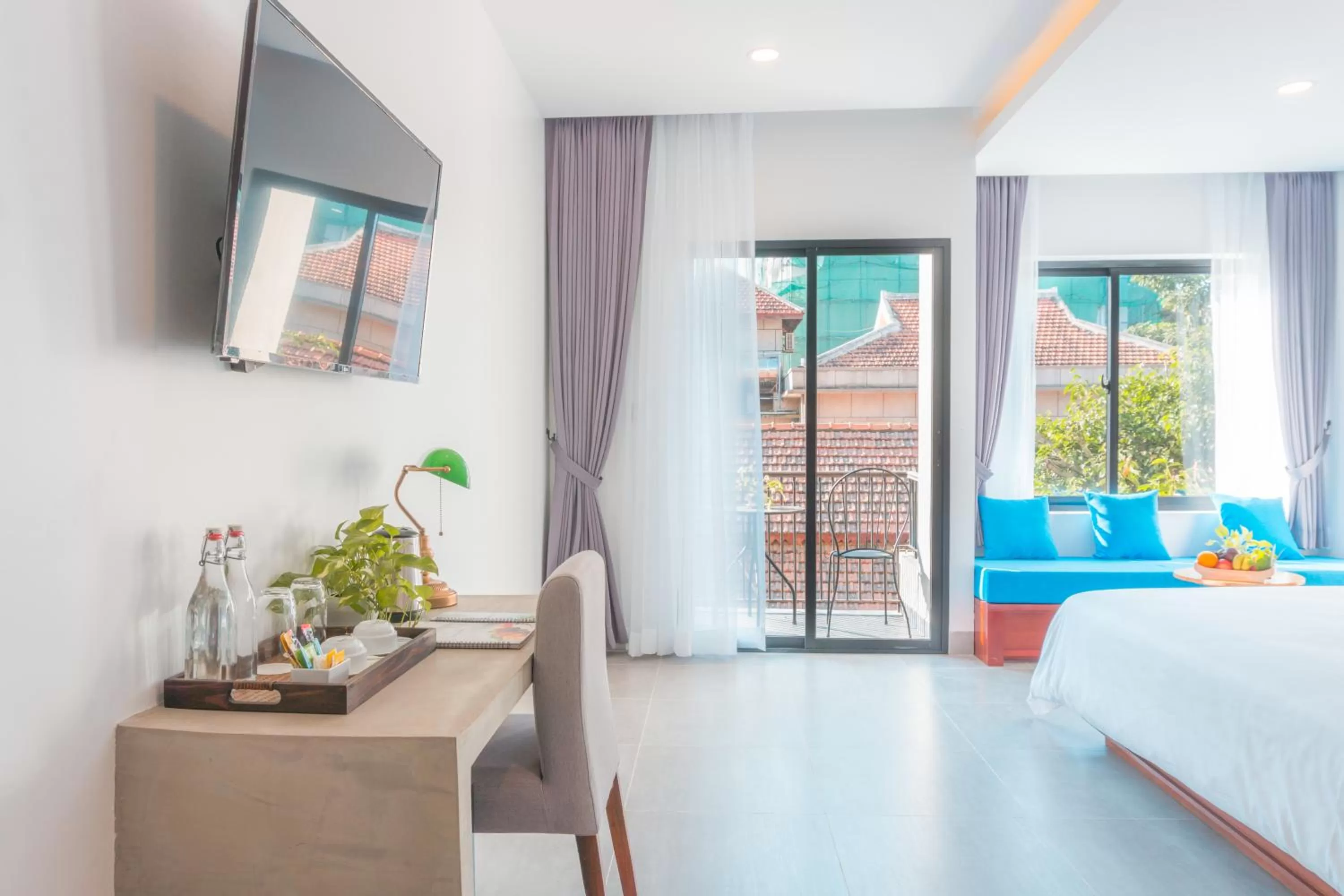 View (from property/room), Bed in Angkor Aurora