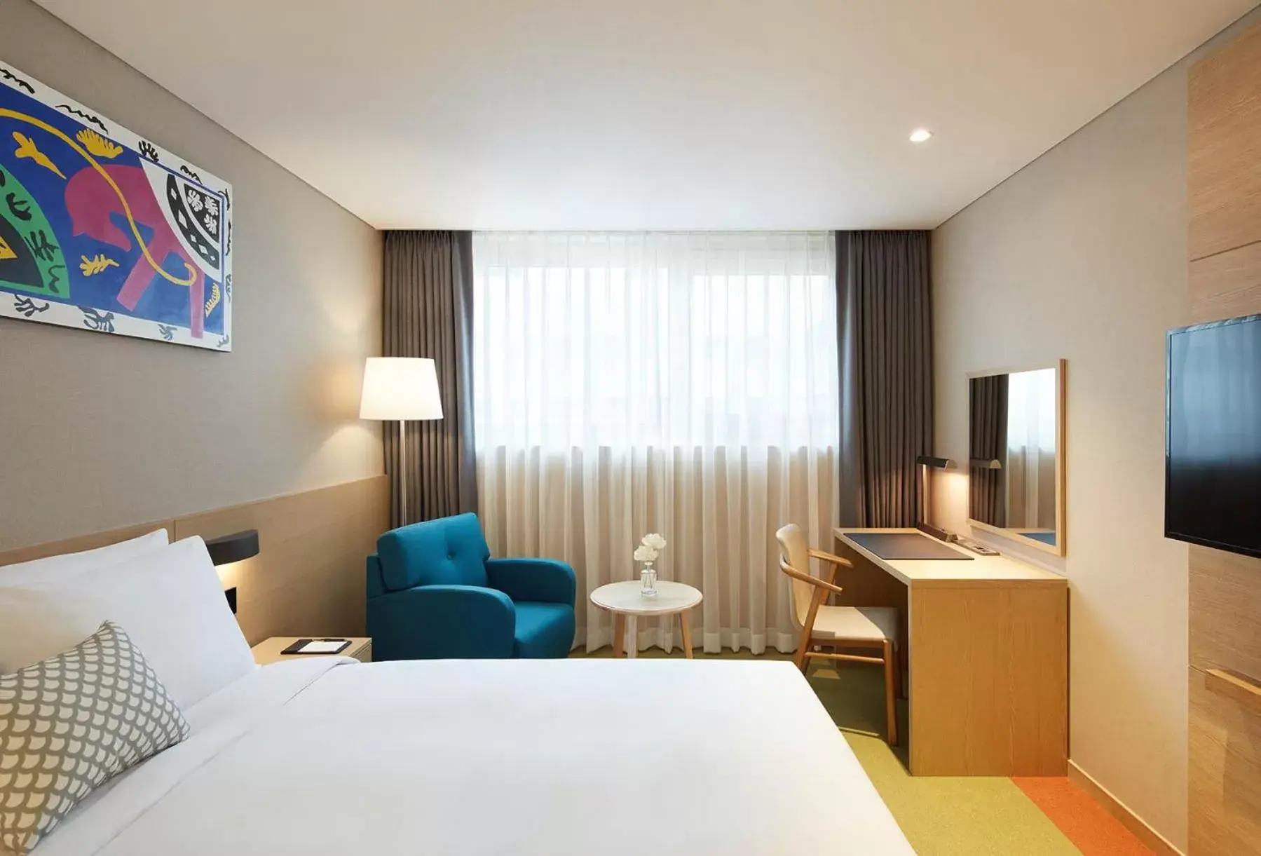 Bed in Howard Johnson by Wyndham Incheon Airport