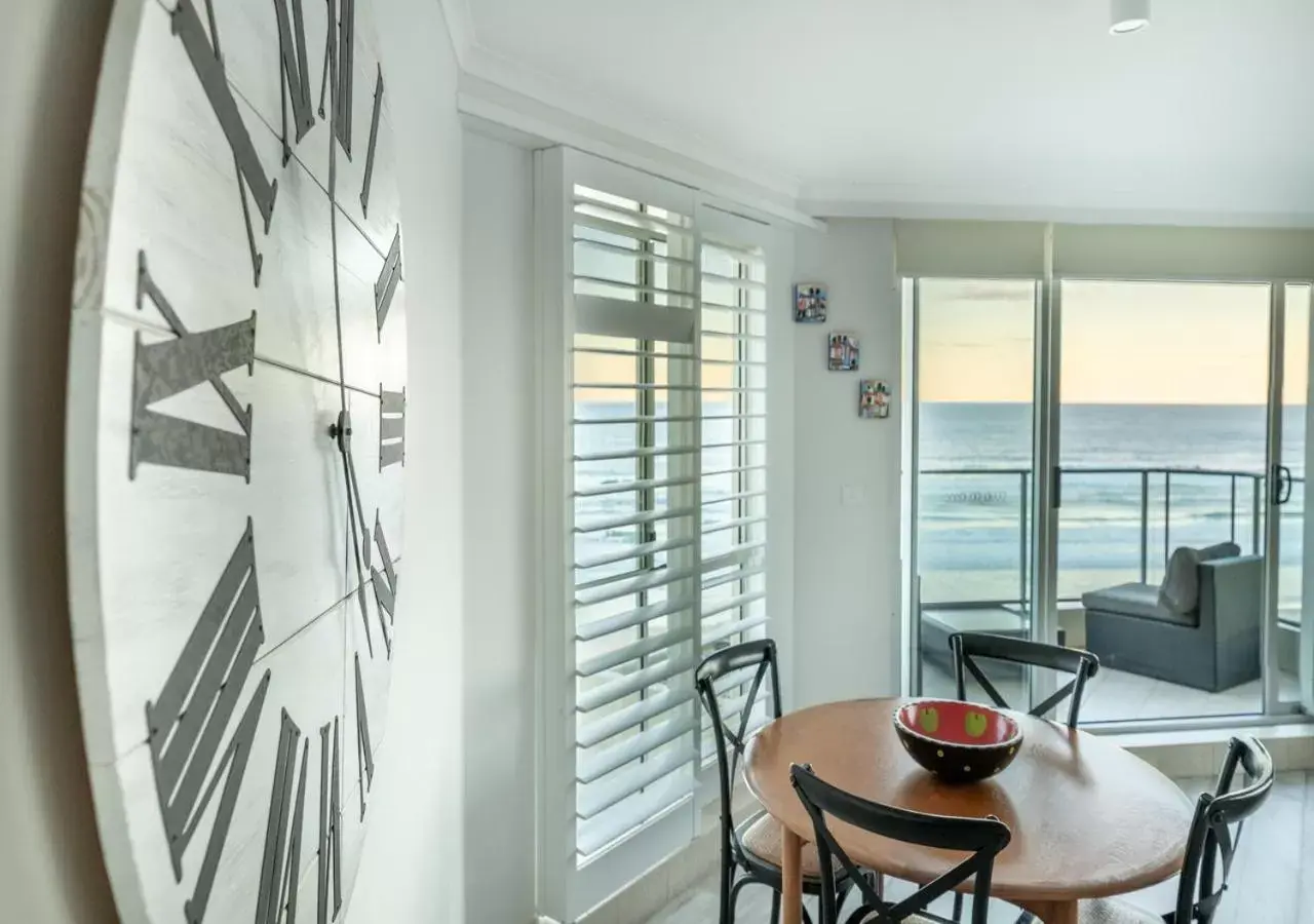 Living room in Foreshore Beachfront Apartments