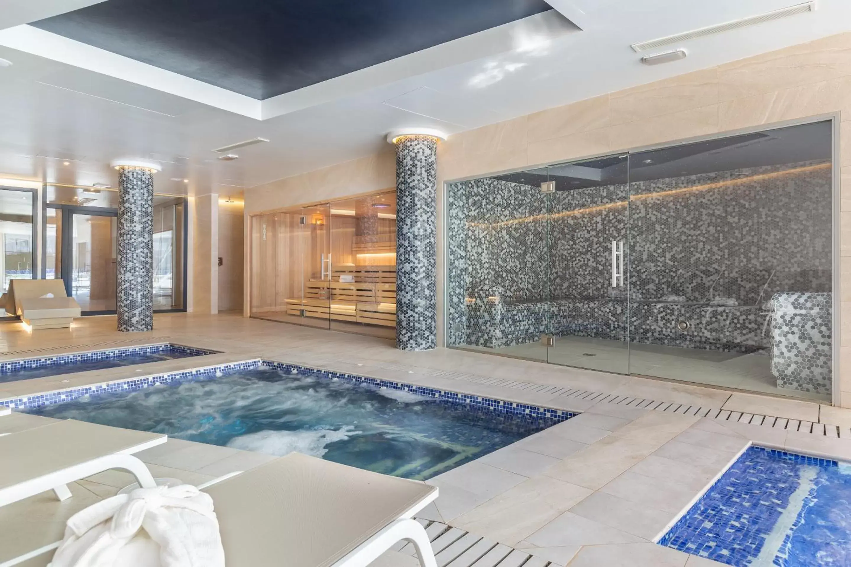 Sauna, Swimming Pool in Hotel Samos