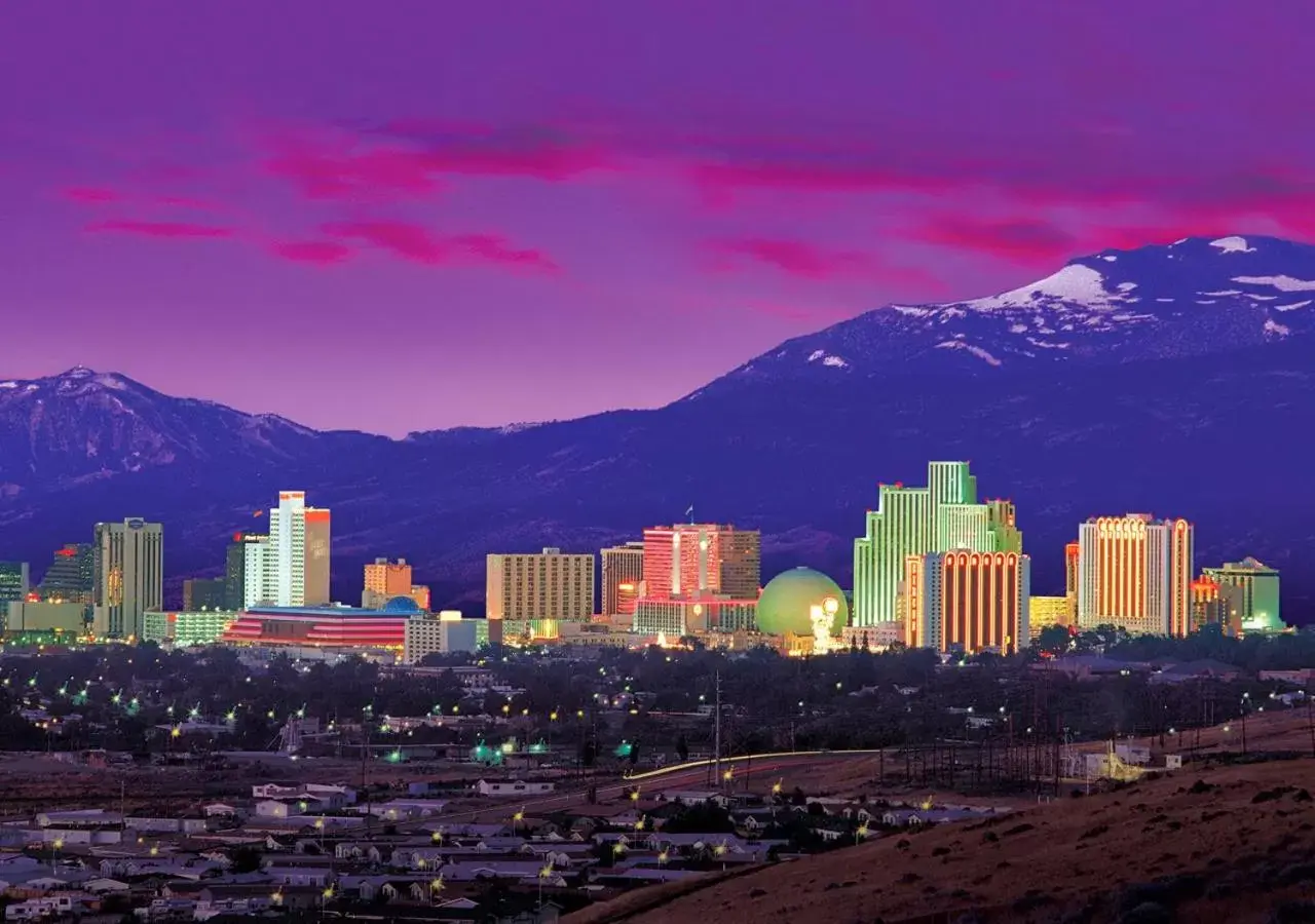 Bird's eye view in Silver Legacy Reno Resort Casino at THE ROW