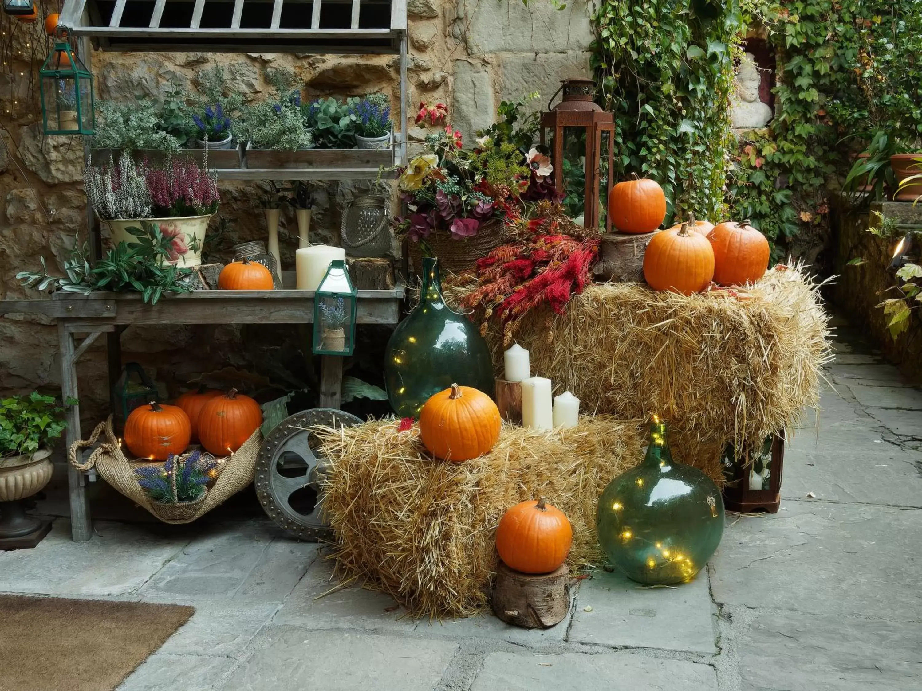 Garden, Food in Hotel Casa del Marqués