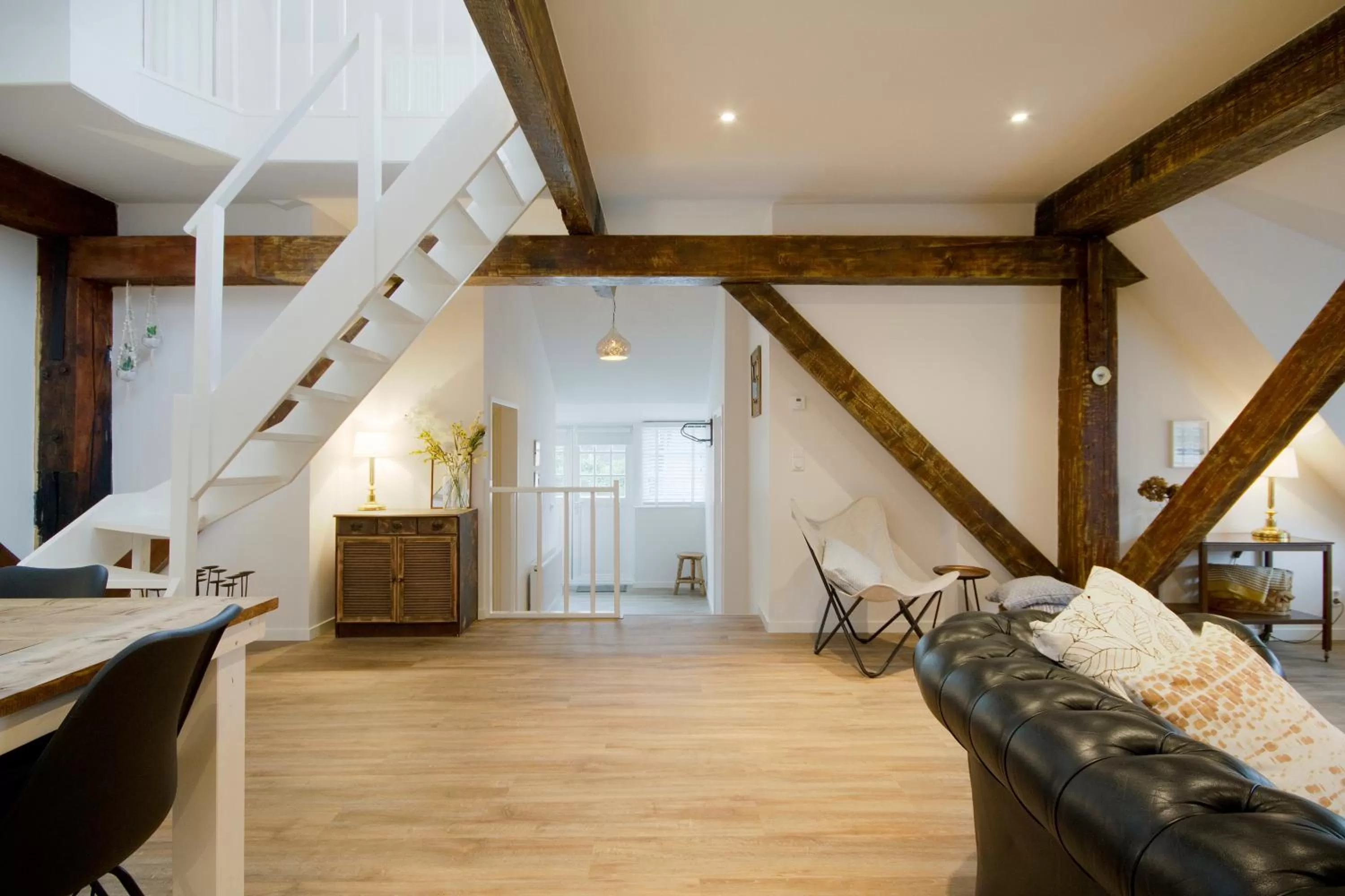 Seating area in "Karel de Grote" Bergen