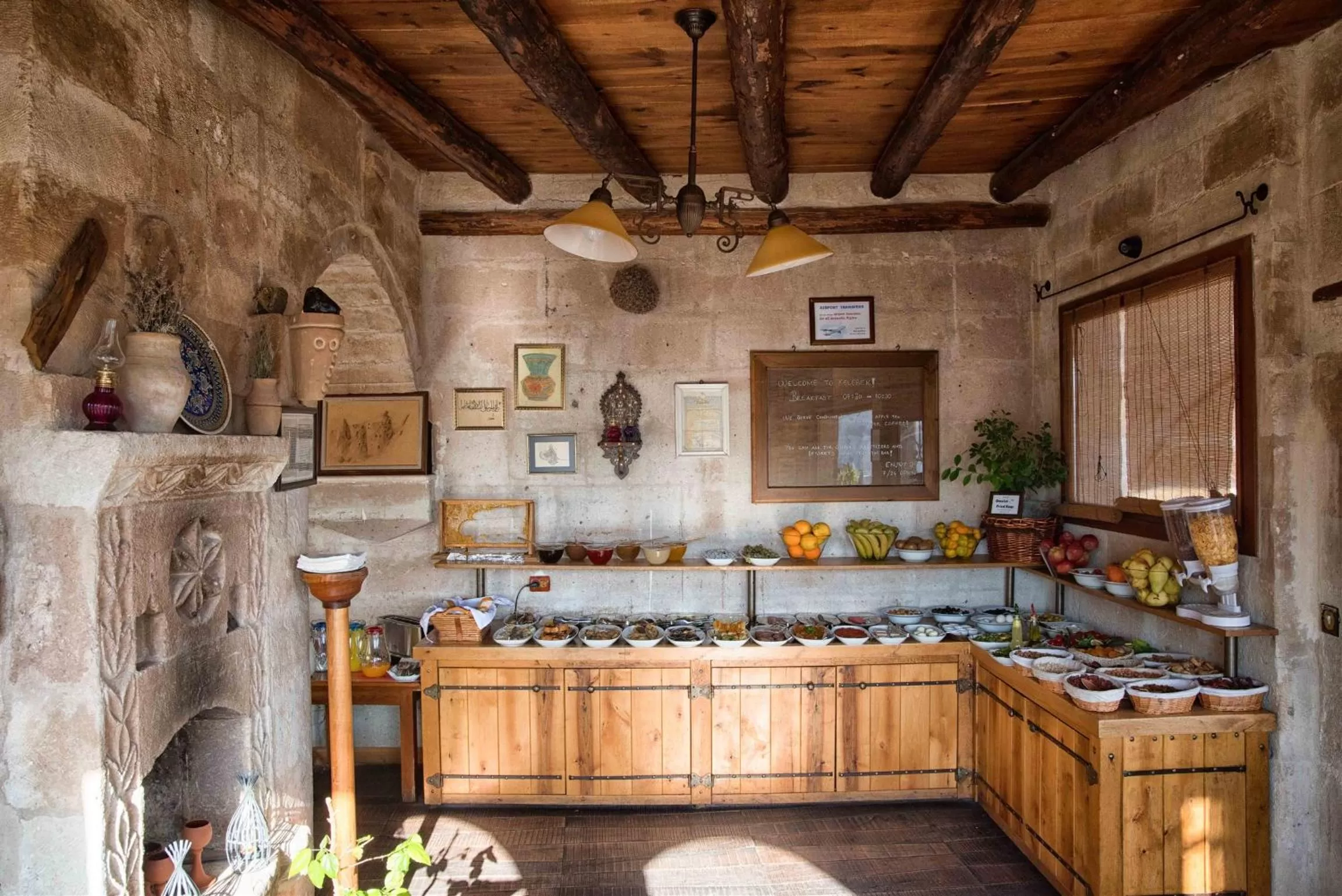 Buffet breakfast in Kelebek Special Cave Hotel & Spa