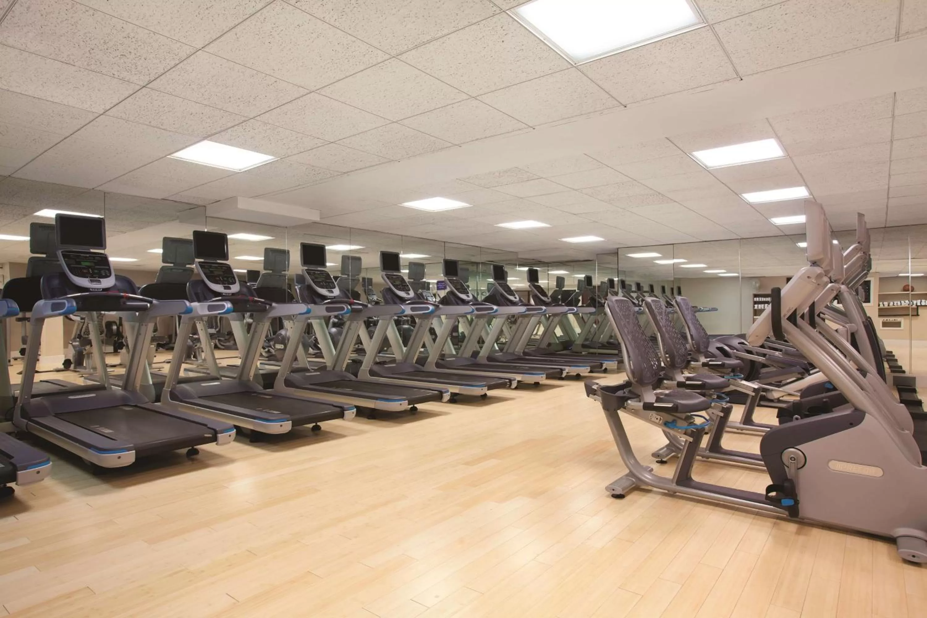 Fitness centre/facilities in Hilton Boston Dedham