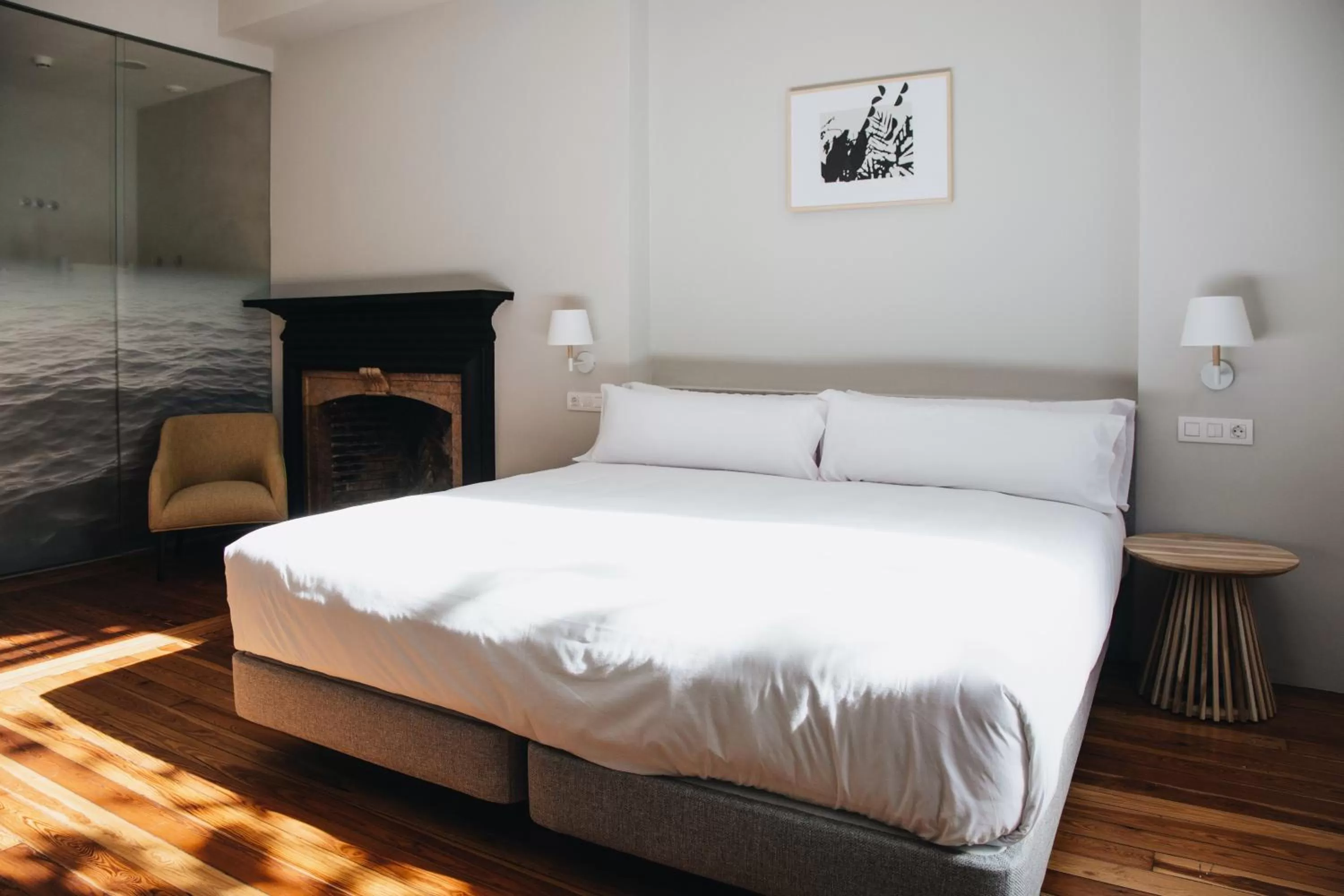 Bed in Bidaia Boutique Hotel