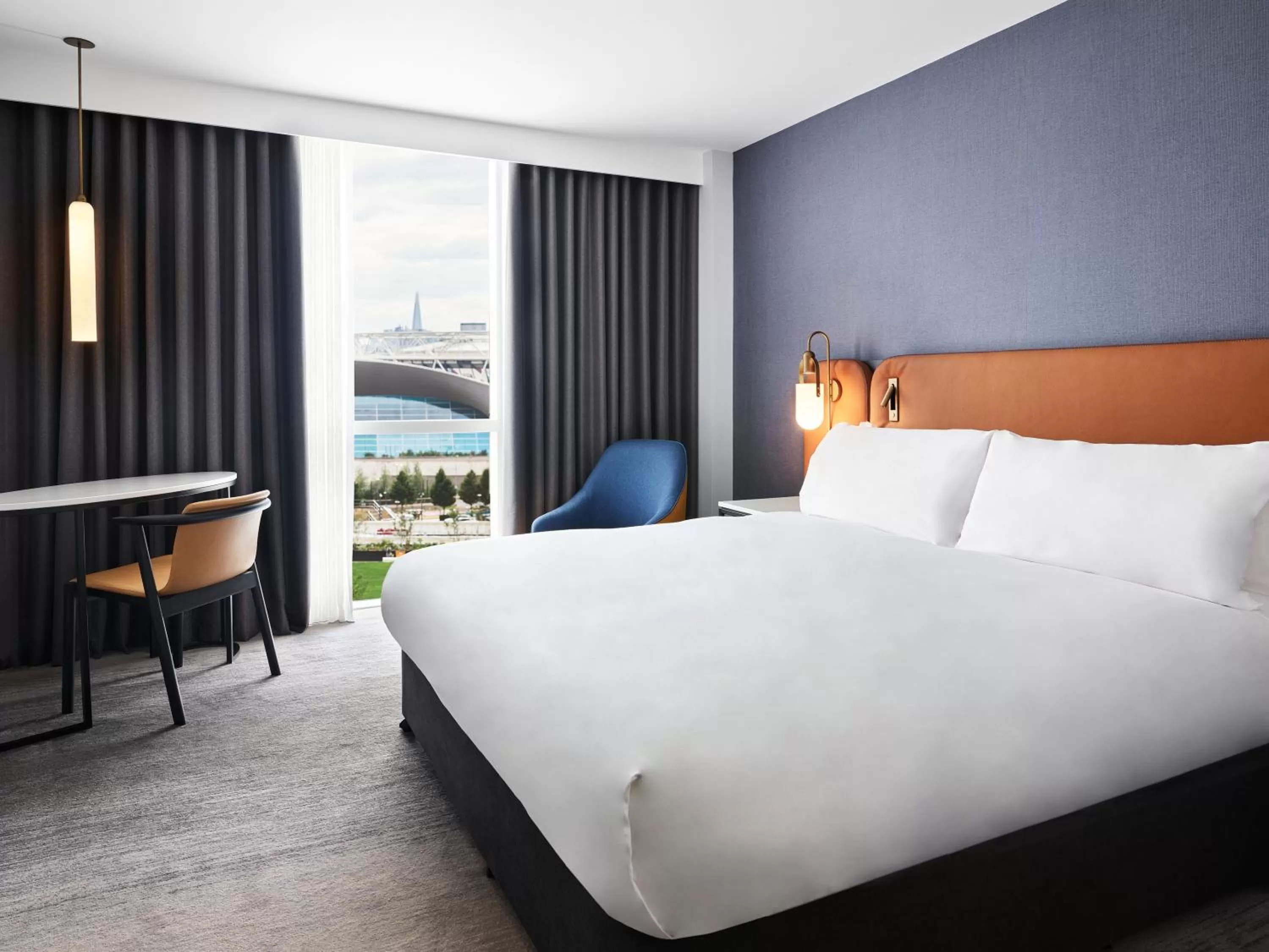 Bed in Hyatt Regency London Stratford