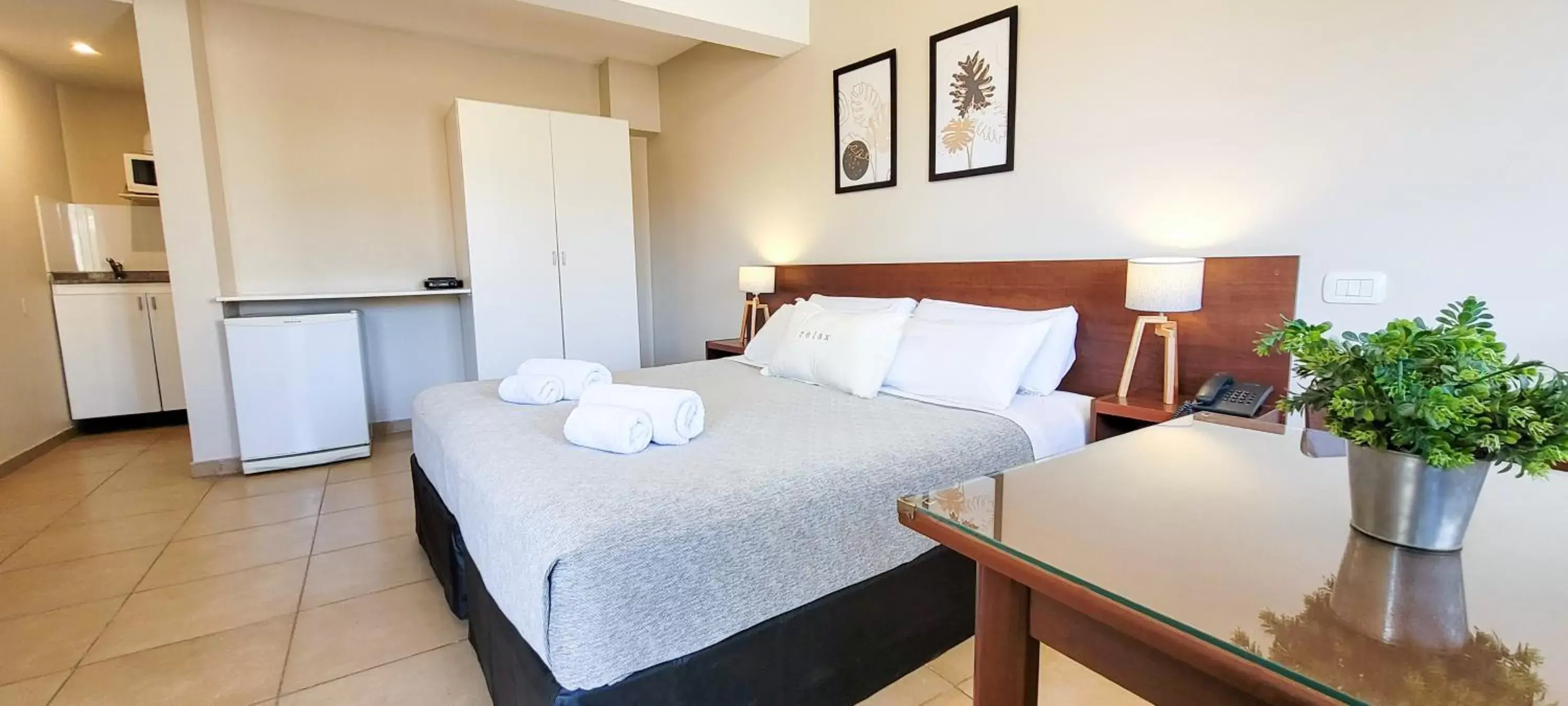 Bed in Soltigua Apart Hotel Mendoza