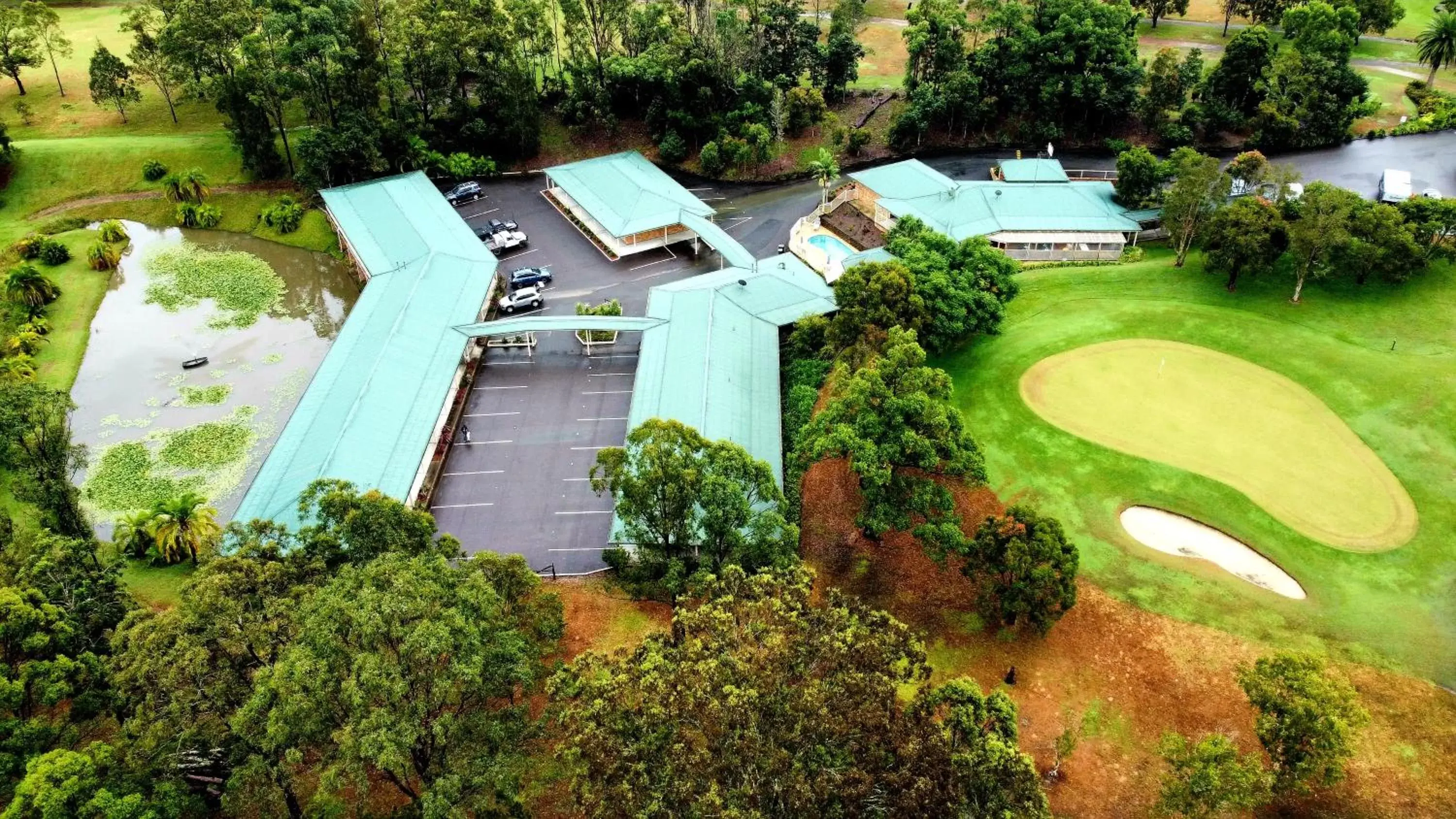 Bird's-eye View in Golf Club Motor Inn Wingham