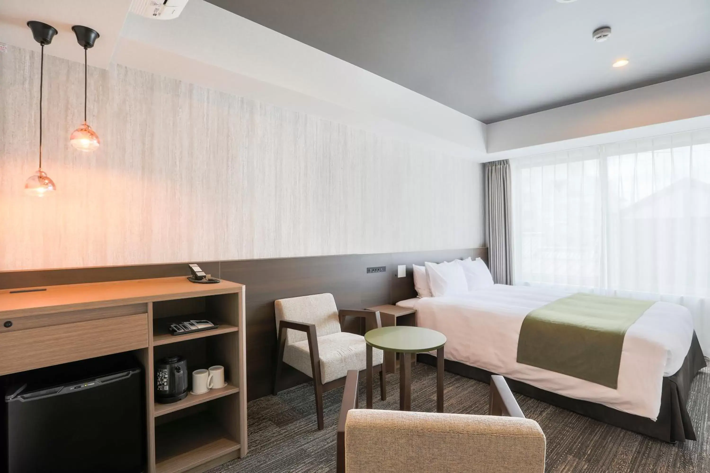 Photo of the whole room, Bed in KOKO HOTEL Kyoto Sanjo - formerly Hotel Wing International Premium Kyoto Sanjo Photo of the whole room, Bed in KOKO HOTEL Kyoto Sanjo - formerly Hotel Wing International Premium Kyoto Sanjo