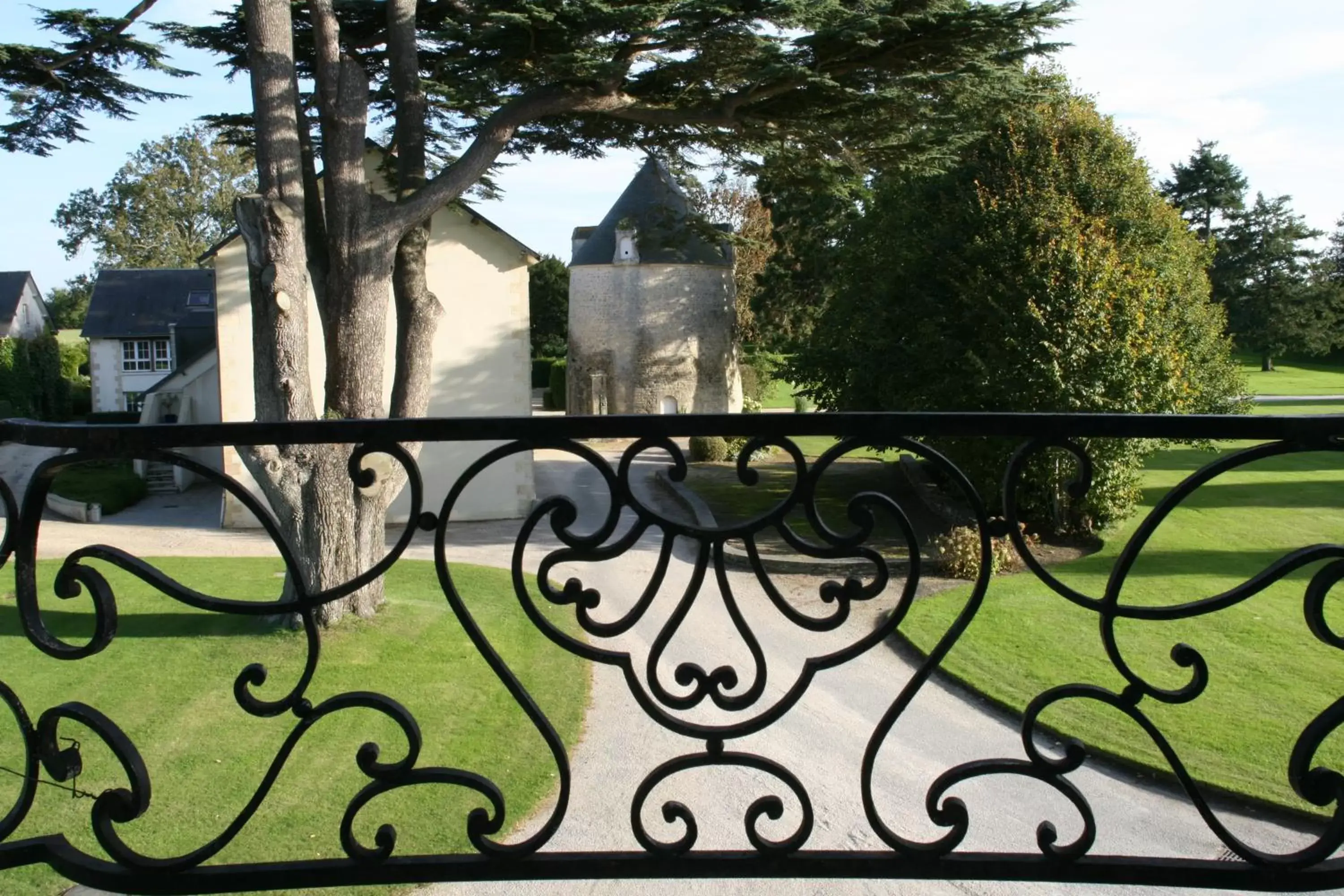 Garden view in Grand Hôtel "Château de Sully" - Piscine & Spa