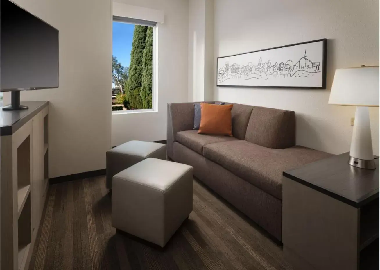 Living room, Seating Area in Hyatt House San Jose Airport