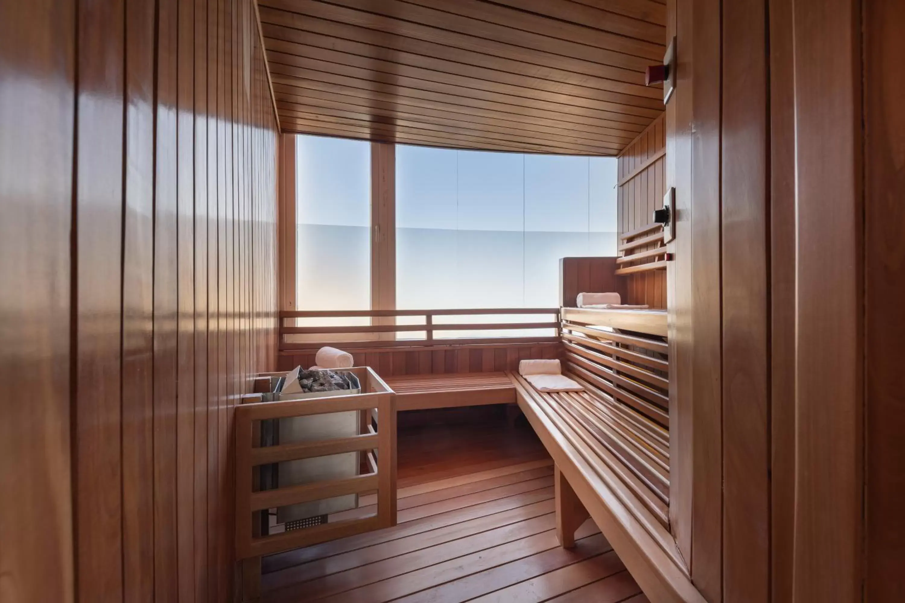 Sauna in Grand Miramar All Luxury Suites & Residences