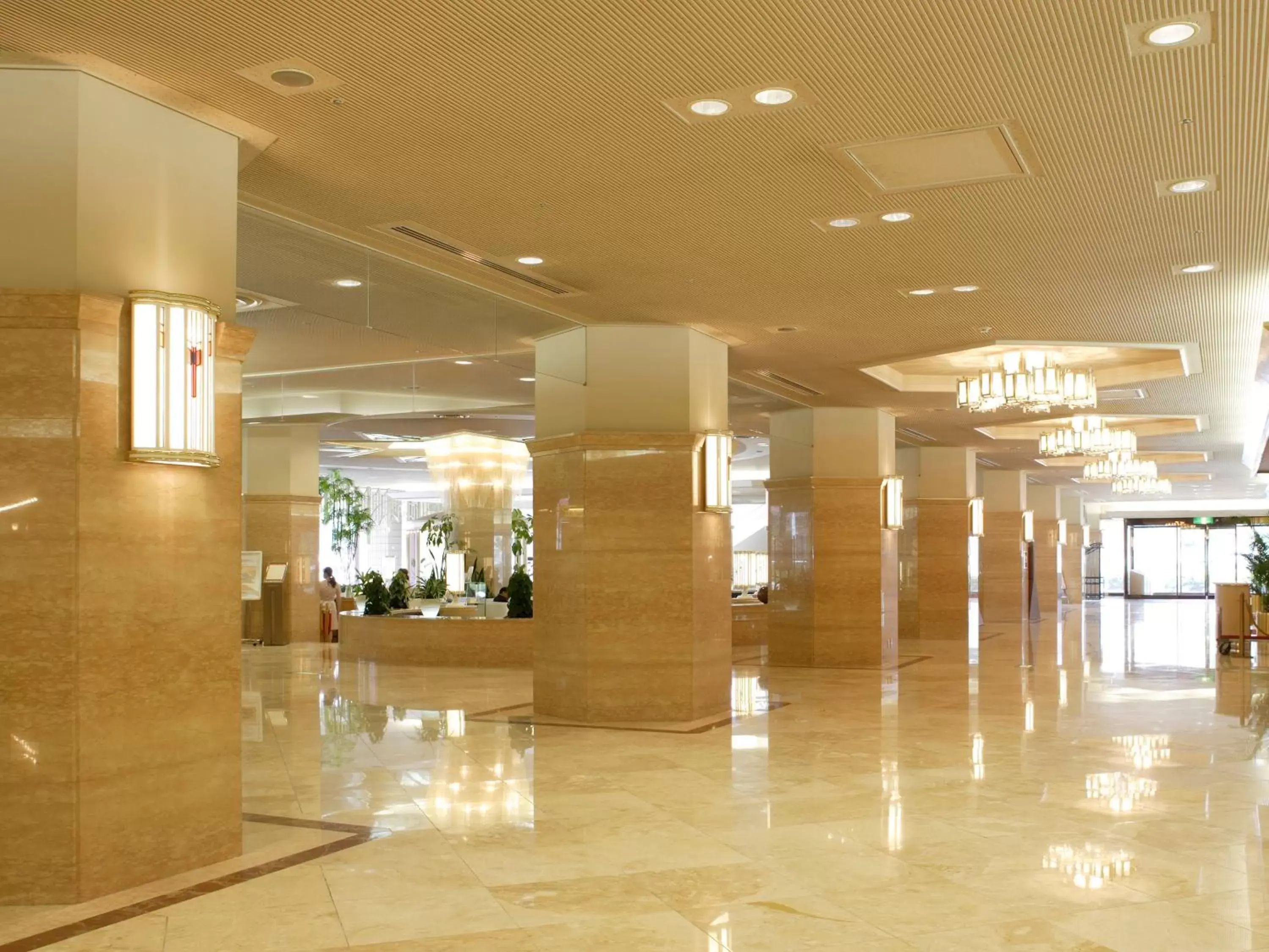 Lobby or reception in Sendai Kokusai Hotel