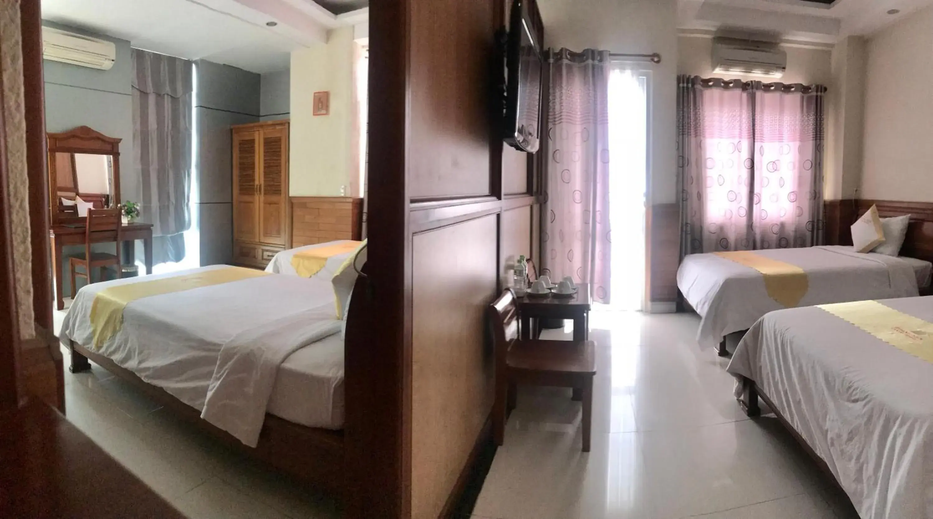 Bed in Hoang Yen Canary Hotel