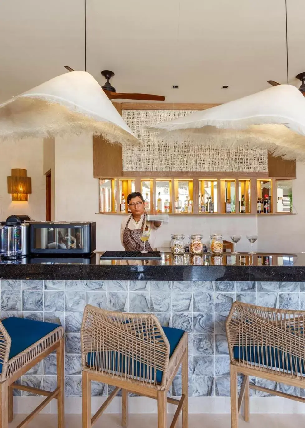 Lounge or bar in Hotel Shibari - Restaurant & Cenote Club