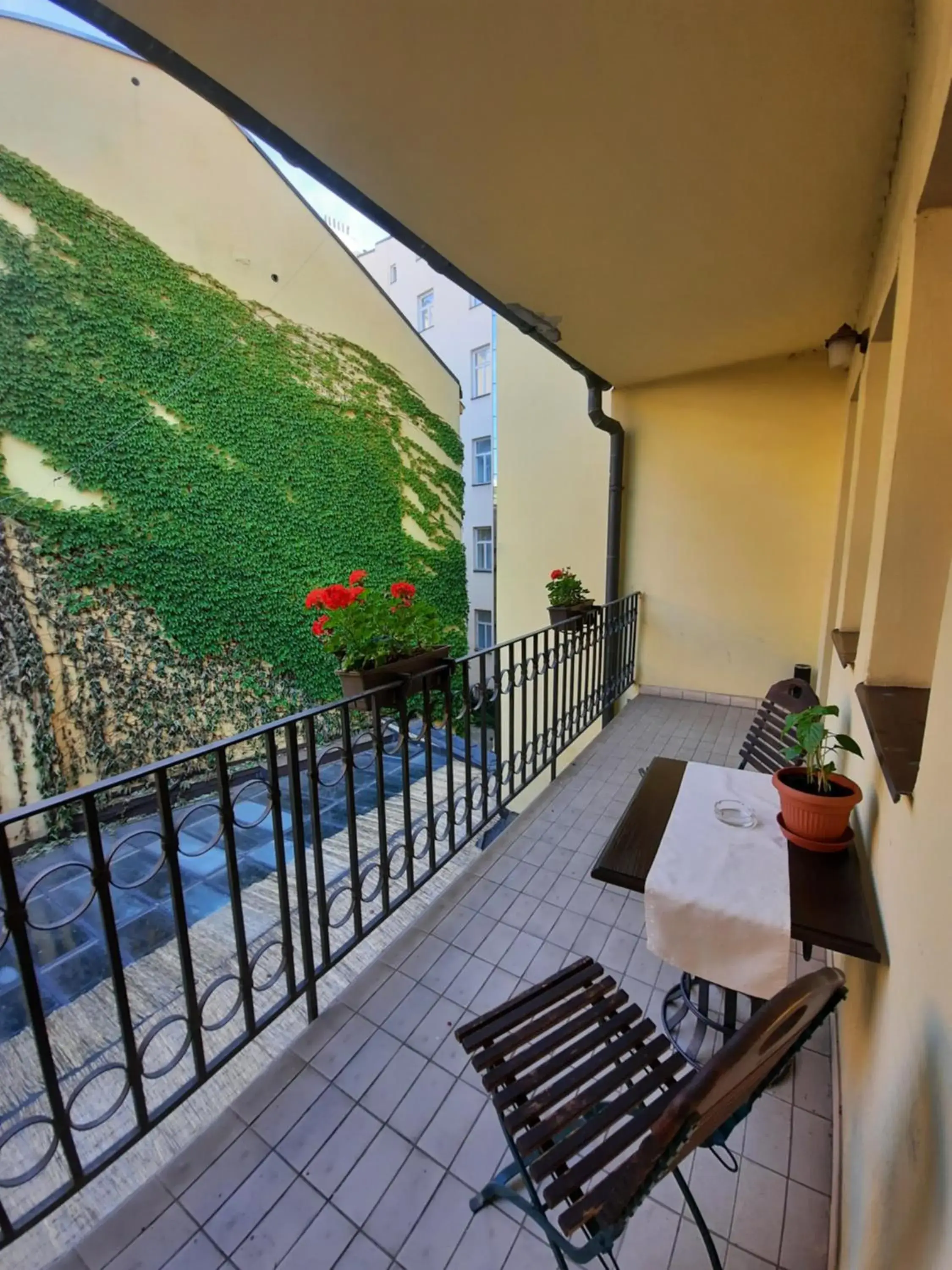 Balcony/Terrace in Antik Hotel Prague