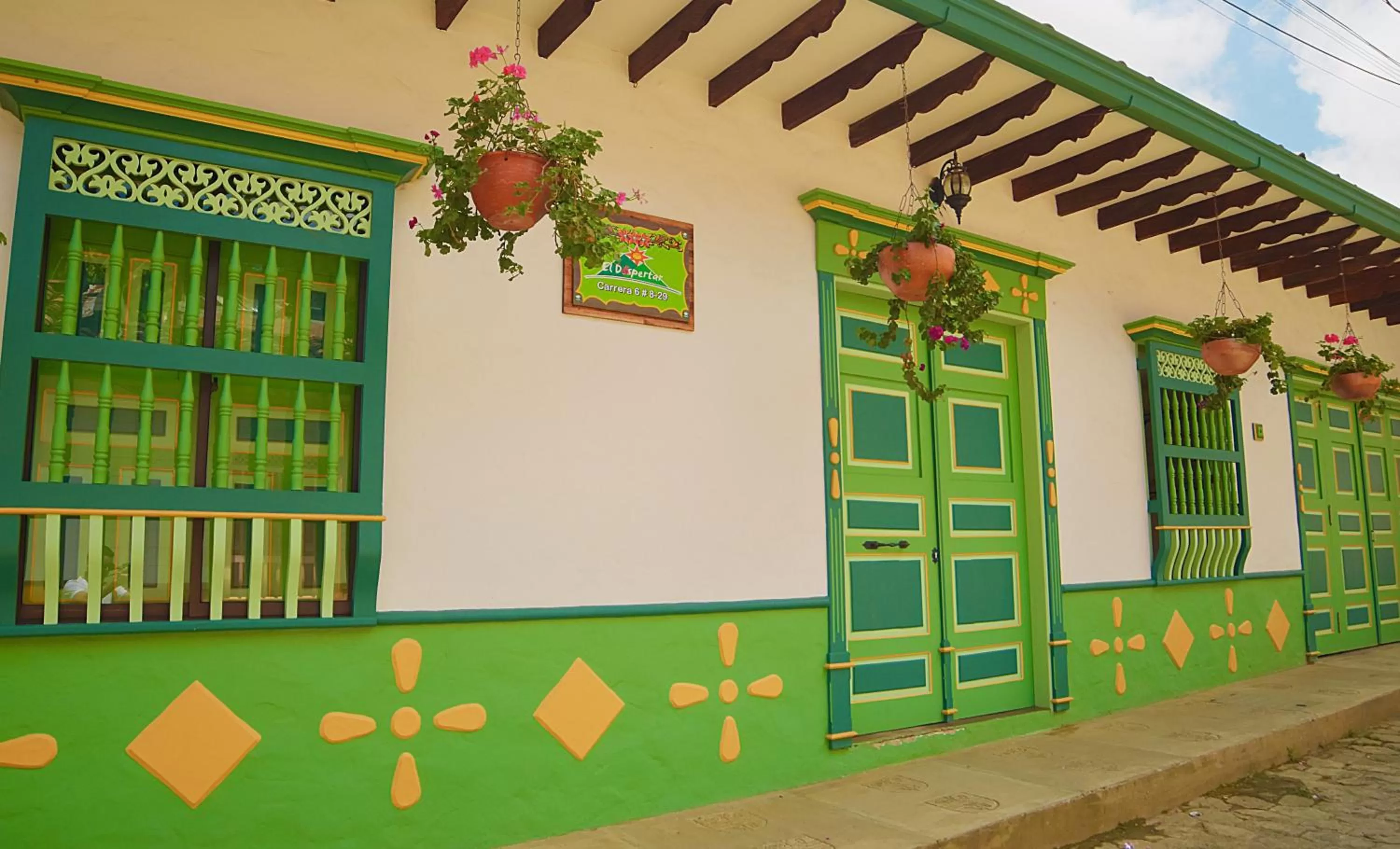 Property building in El Despertar Hotel