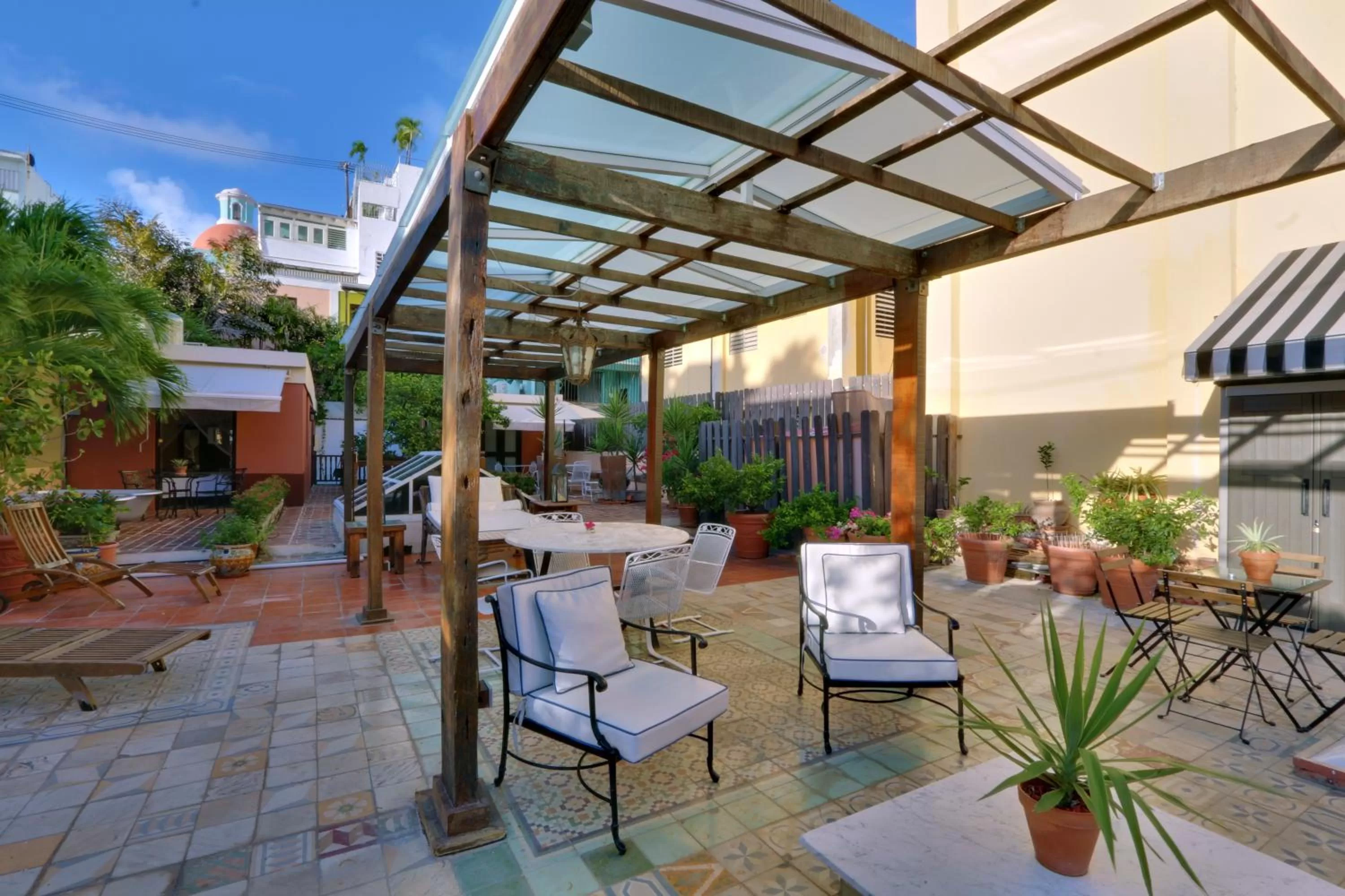 Balcony/Terrace in Villa Herencia Hotel