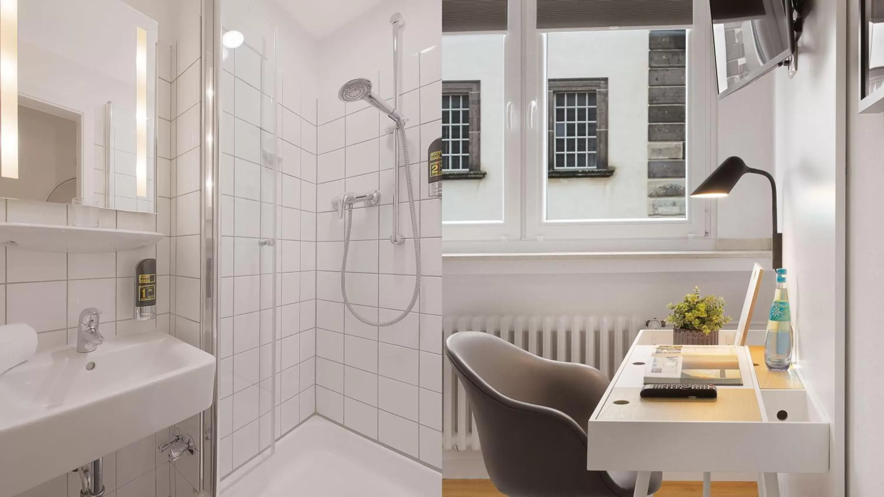 Bathroom in Beethovenhotel Dreesen - furnished by BoConcept