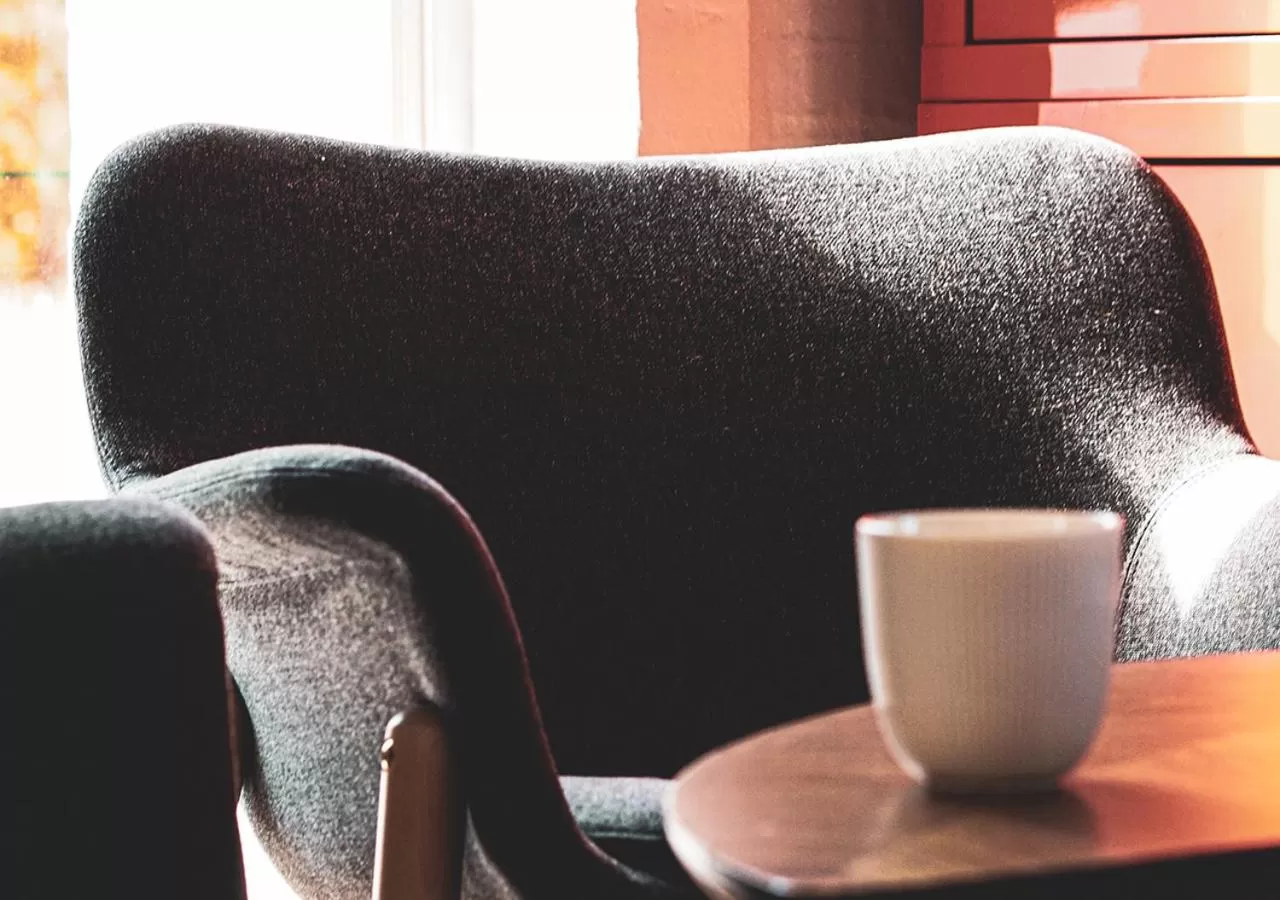 Seating area in Fladbro Kro