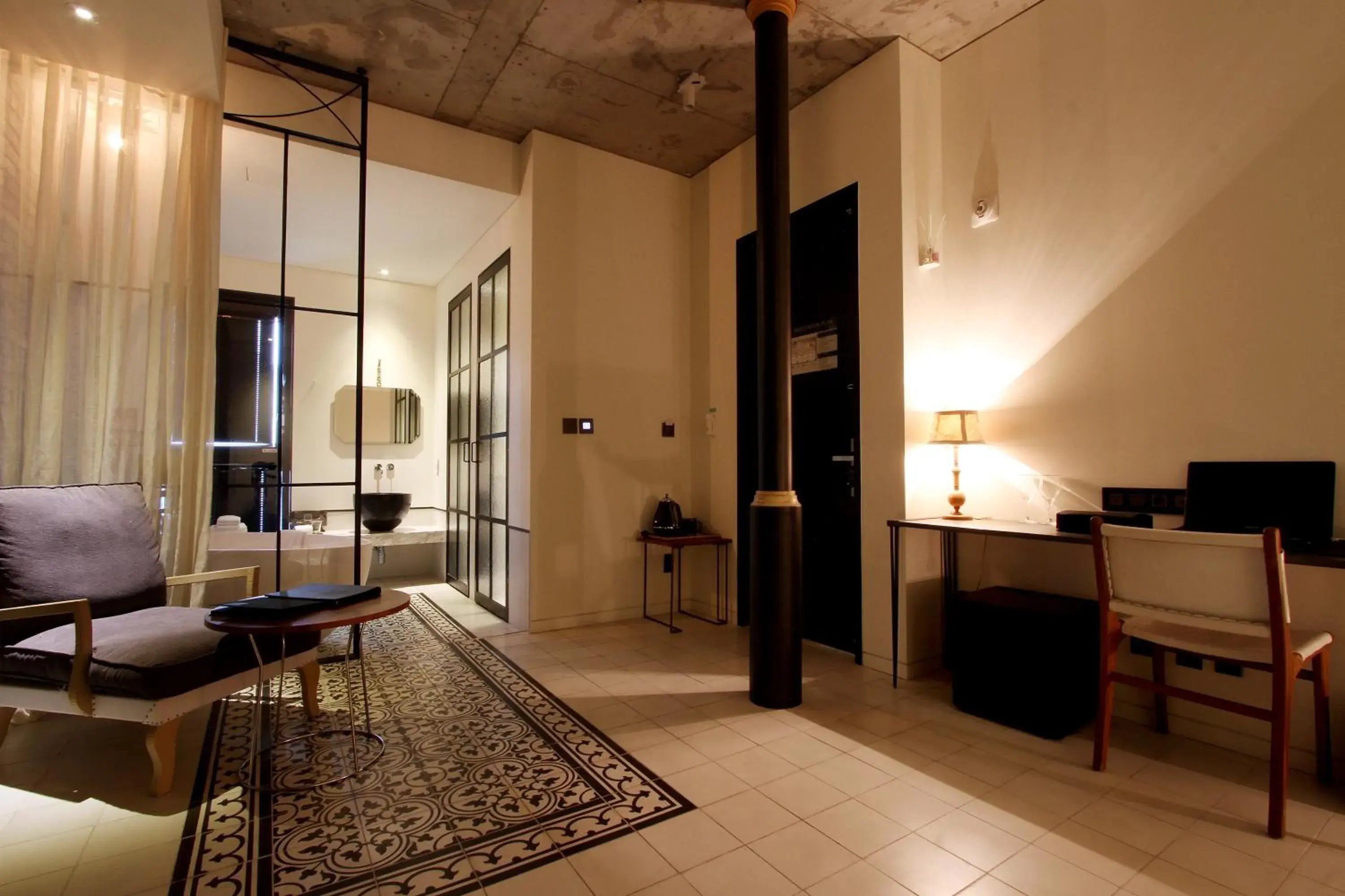 Decorative detail, Seating Area in Hotel Loft