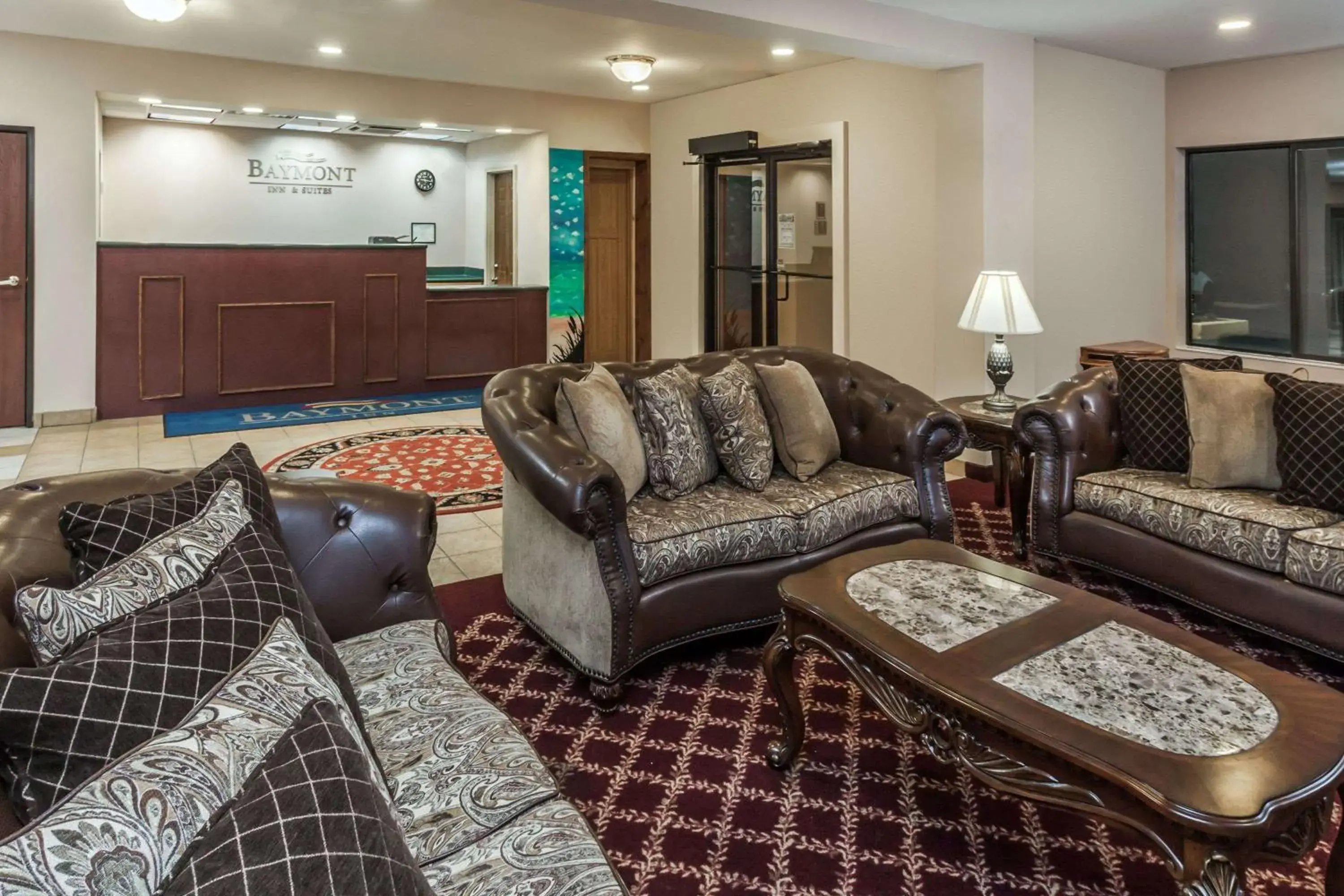 Lobby or reception in Baymont by Wyndham New Buffalo Lobby or reception in Baymont by Wyndham New Buffalo
