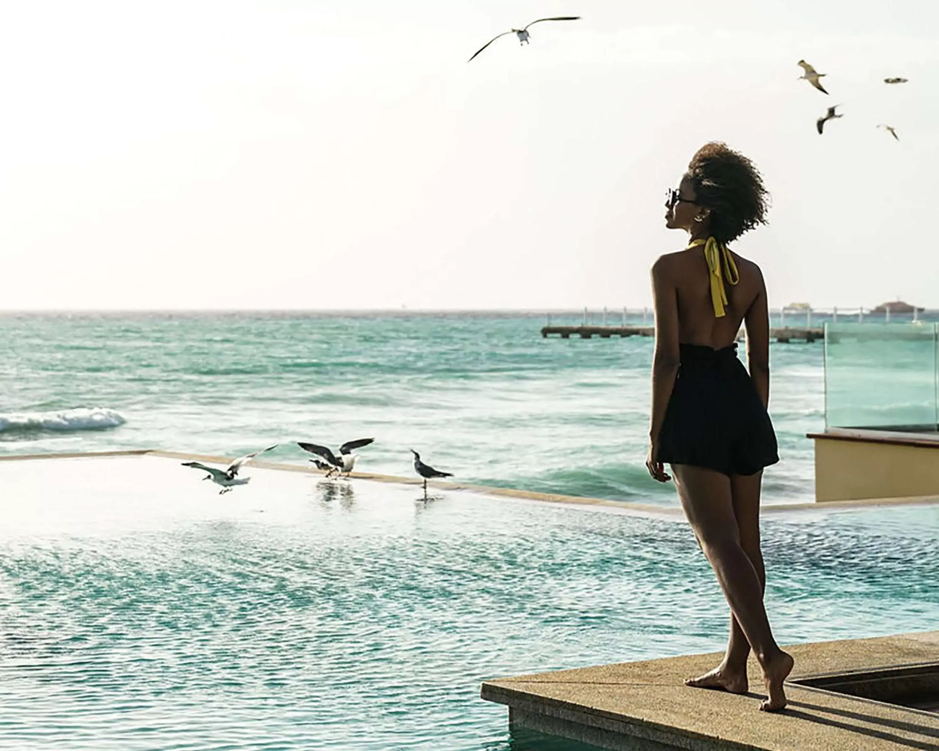 Swimming pool, Beach in Grand Hyatt Playa del Carmen Resort