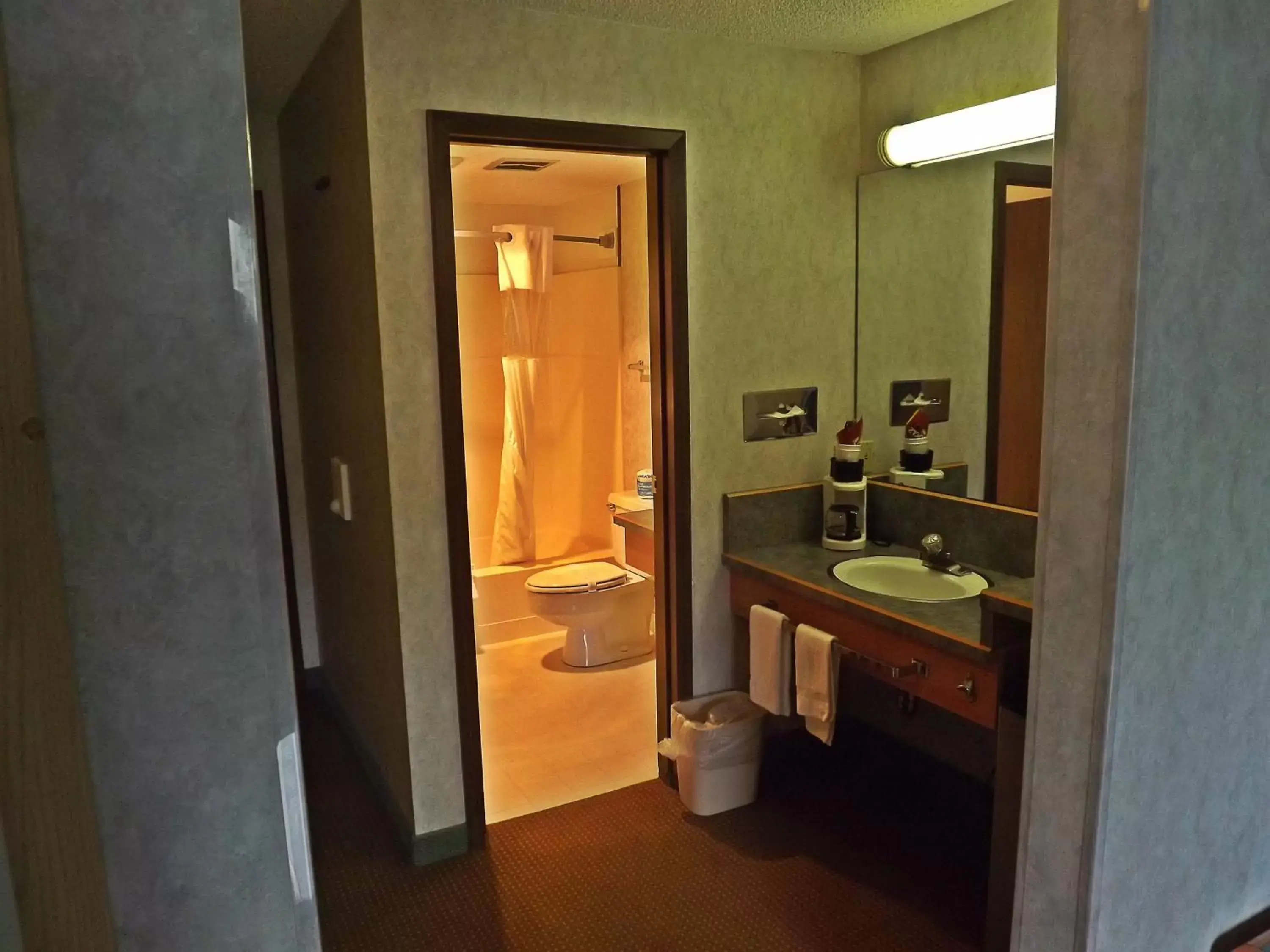 Bathroom in Travelodge by Wyndham Kalispell