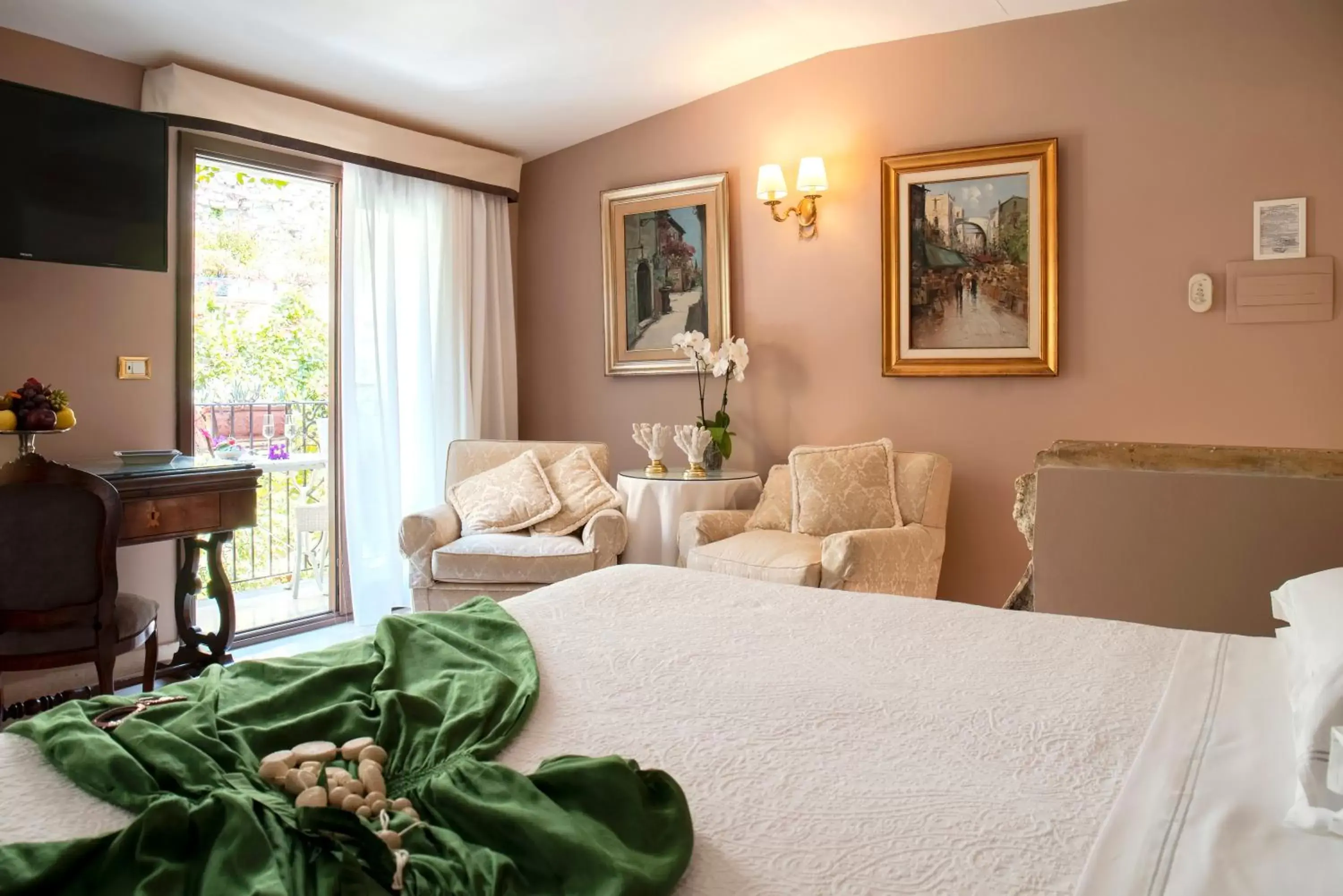 Living room in Hotel Villa Taormina