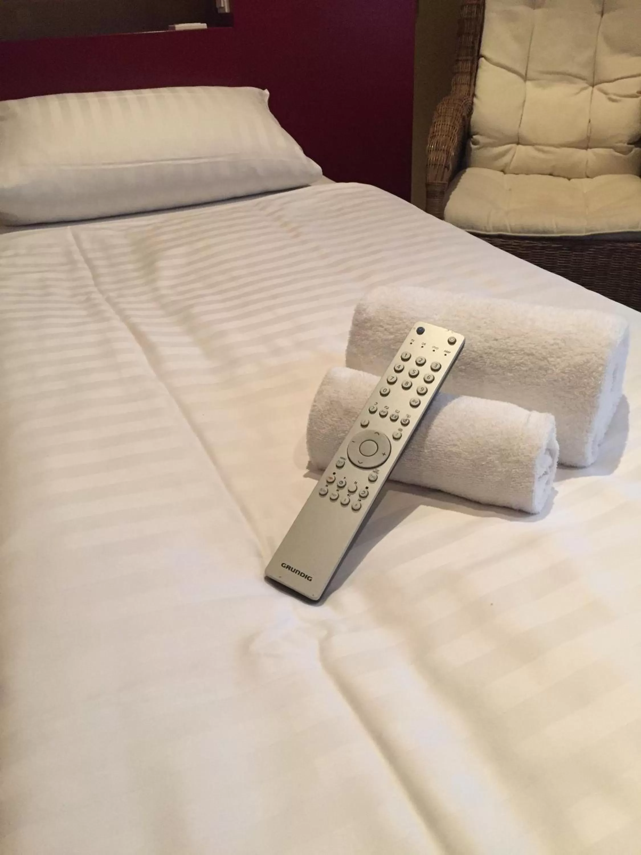 Decorative detail, Bed in Hotel Hoppe