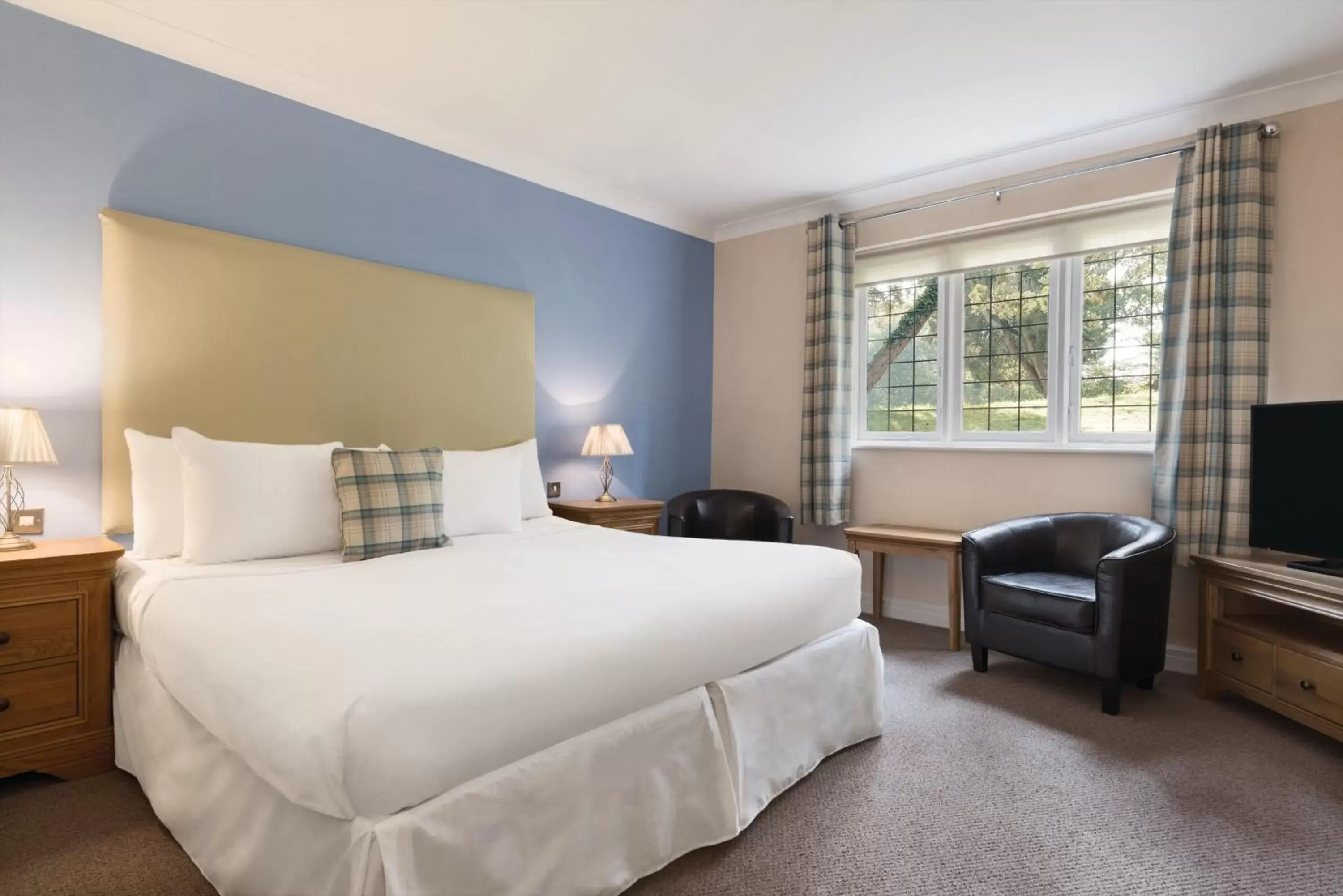 Bed in Cwrt Bleddyn Hotel & Spa