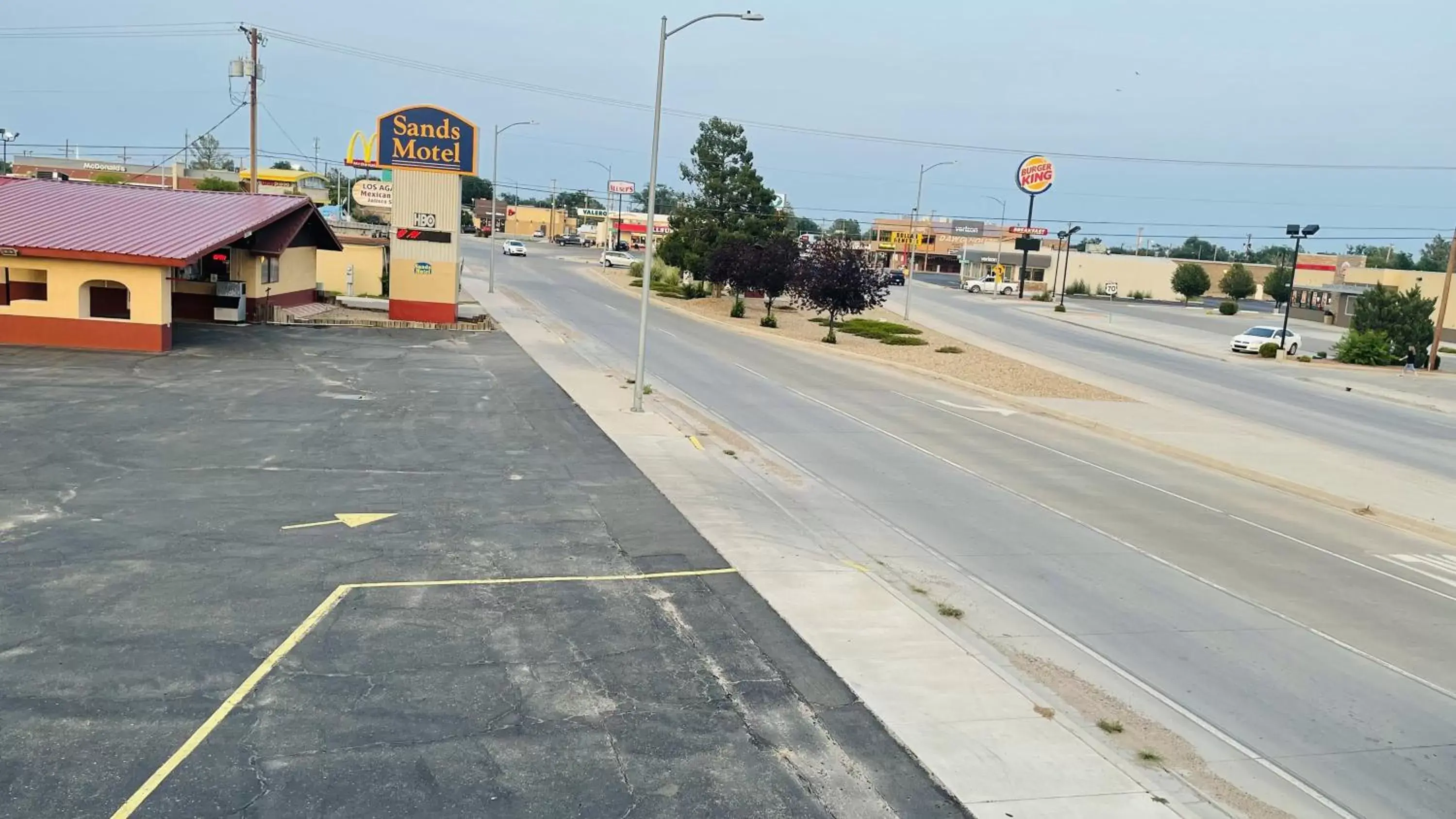 Property building in Sands Motel