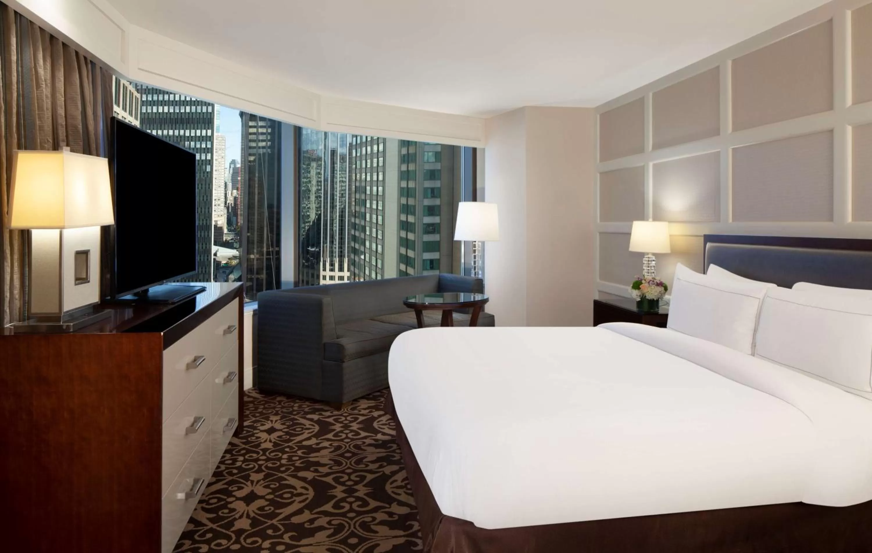 Bedroom, Bed in Hilton Boston Back Bay