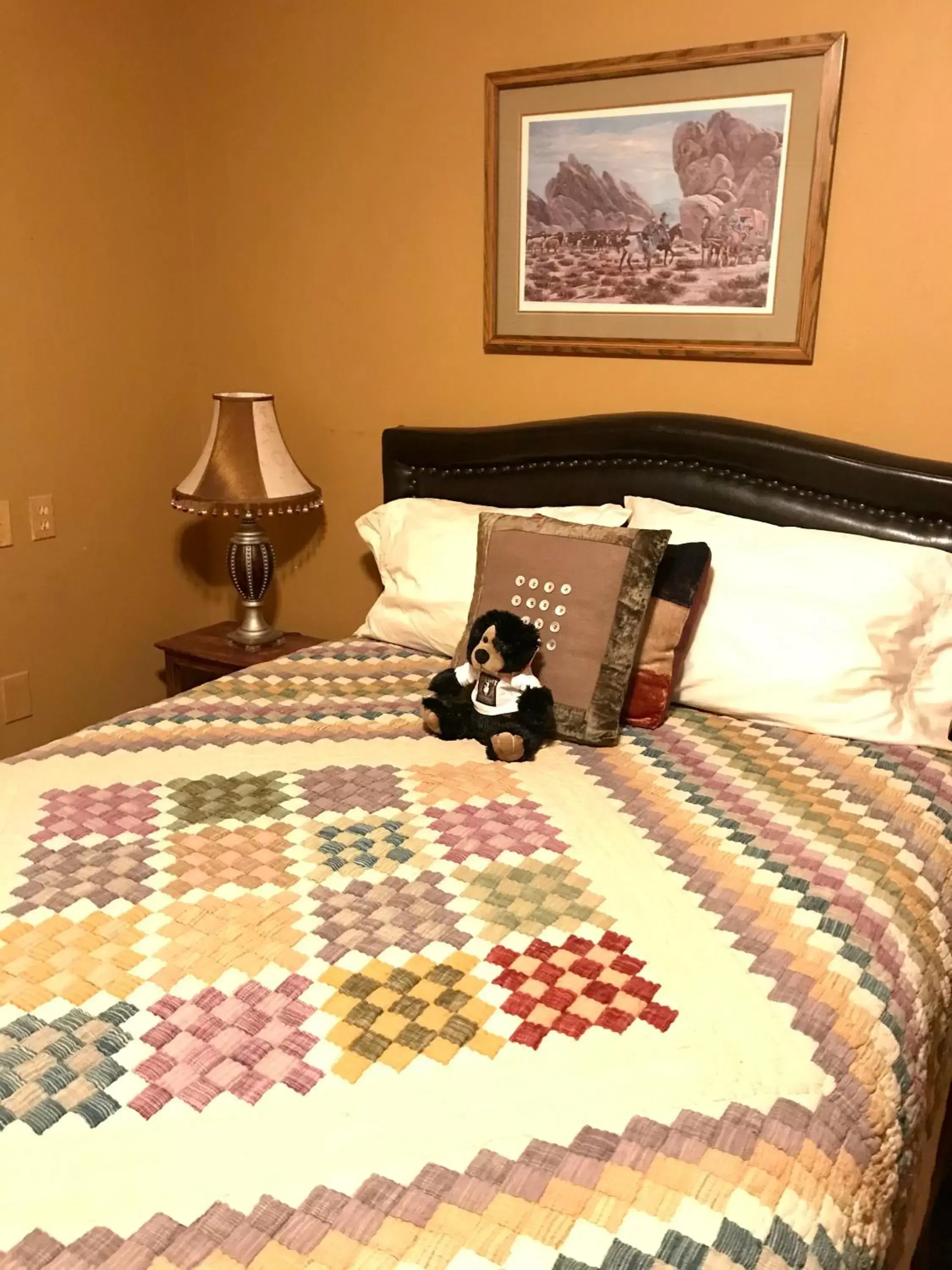 Bed in Cowboy's Lodge