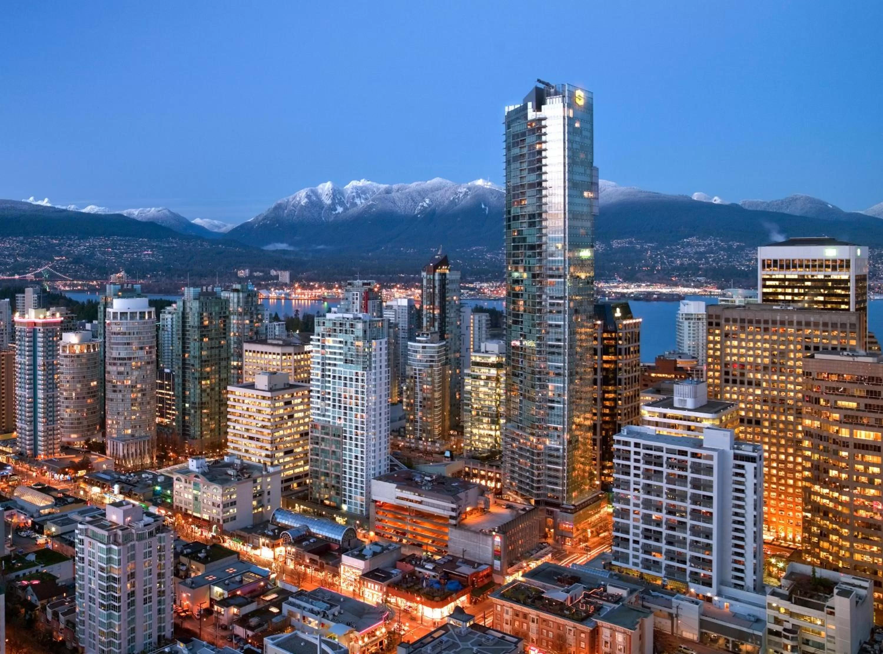 City view in Shangri-La Vancouver