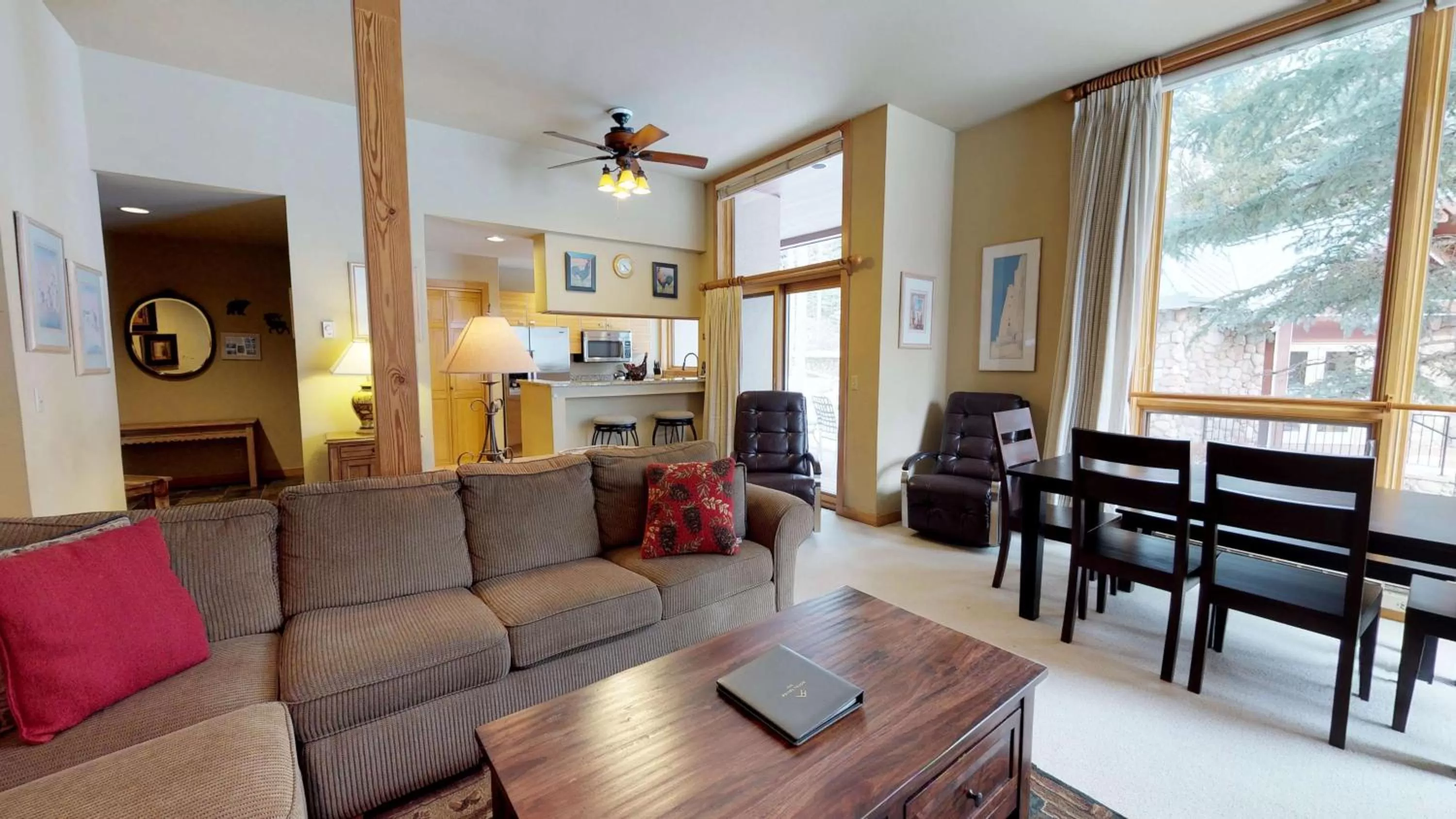 Living room in Vail Residences at Cascade Village, a Destination by Hyatt Residence