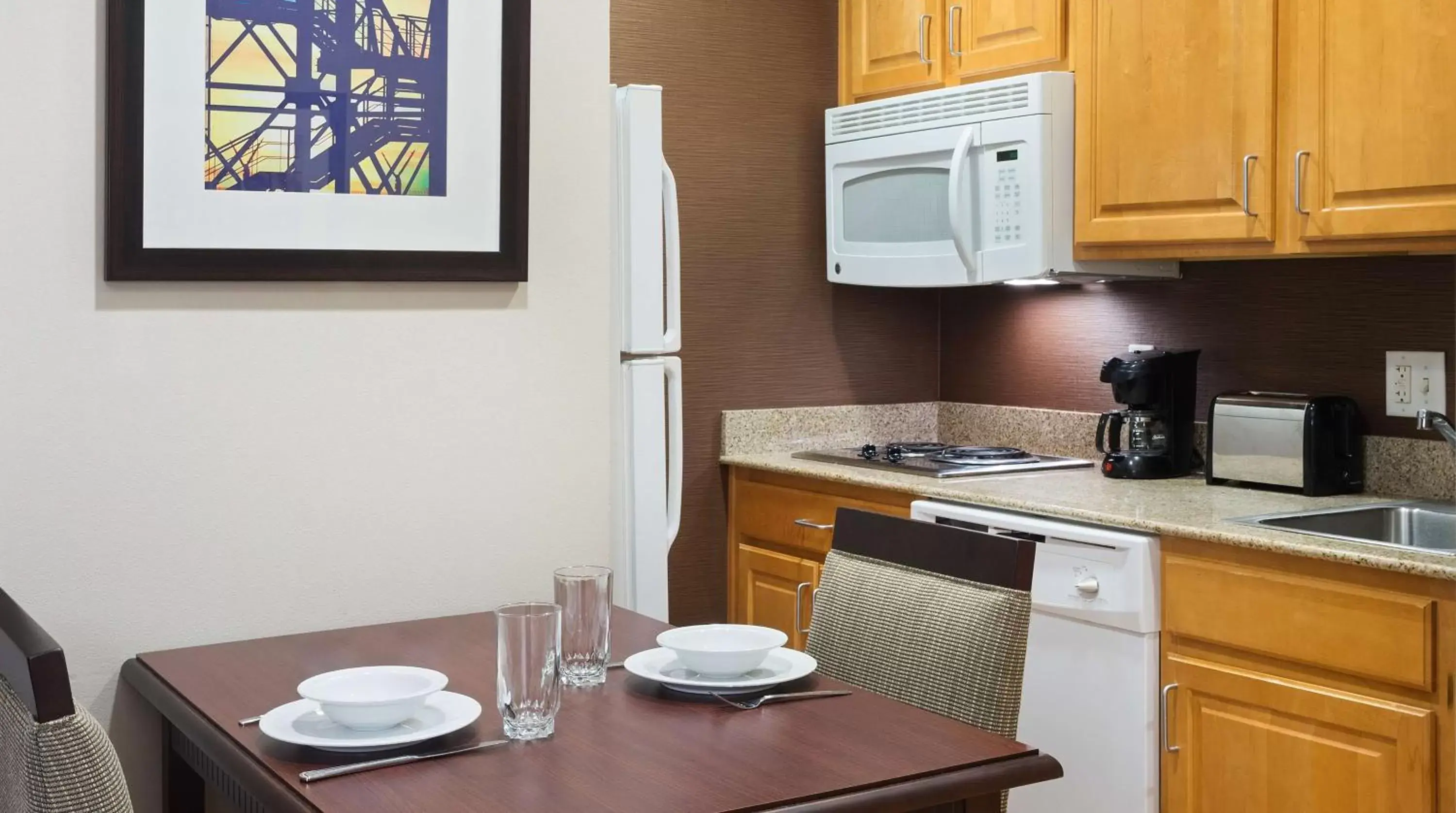 Kitchen or kitchenette, Kitchen/Kitchenette in Homewood Suites by Hilton Shreveport