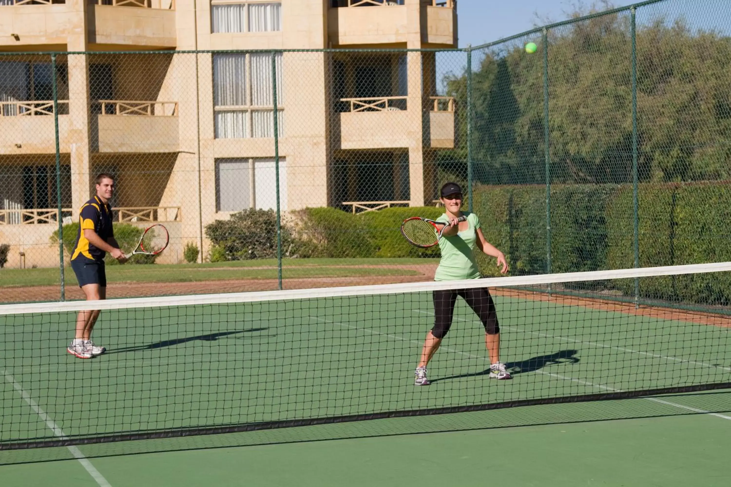 Tennis court, Guests in Abbey Beach Resort