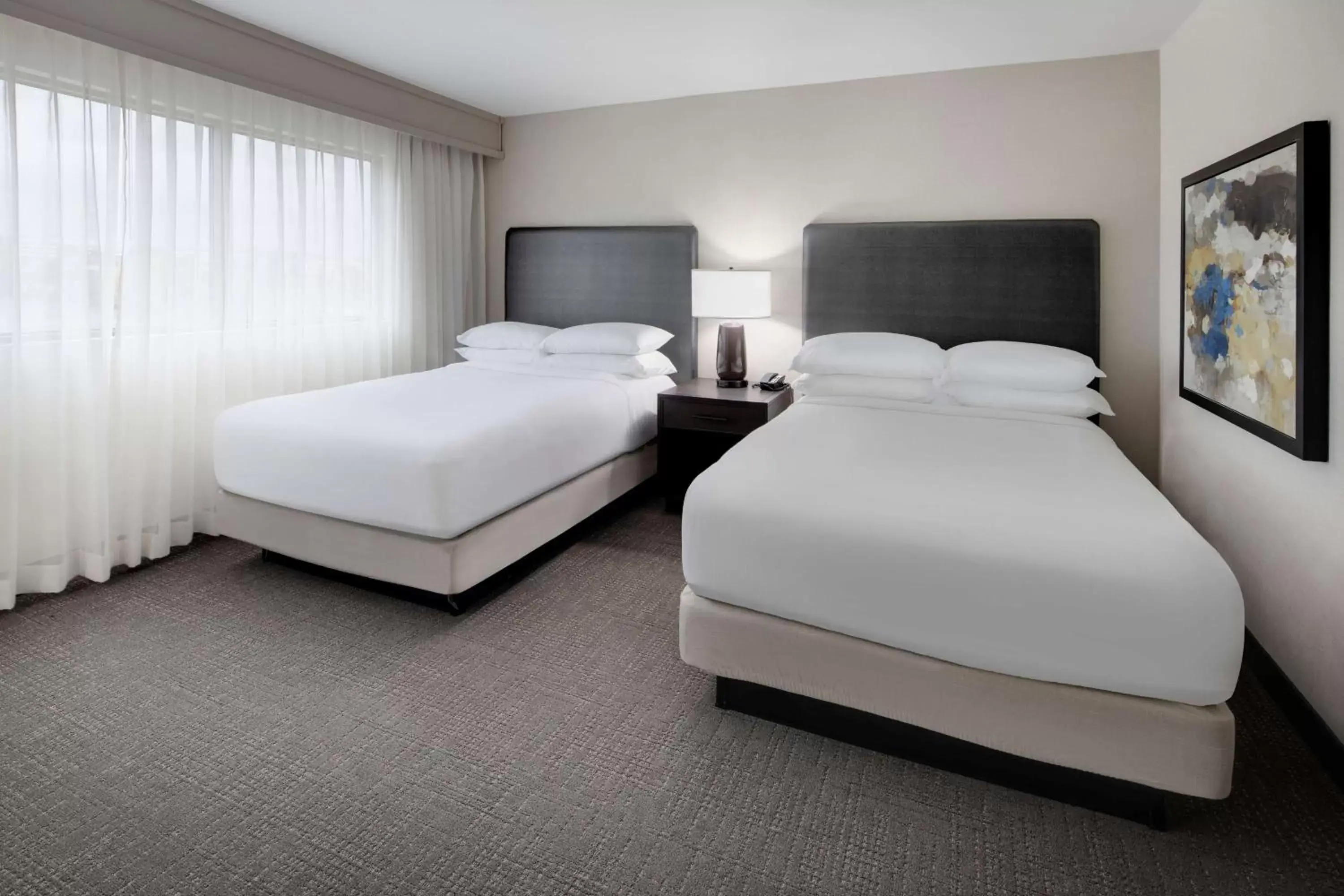 Bed in Embassy Suites by Hilton Detroit Troy Auburn Hills