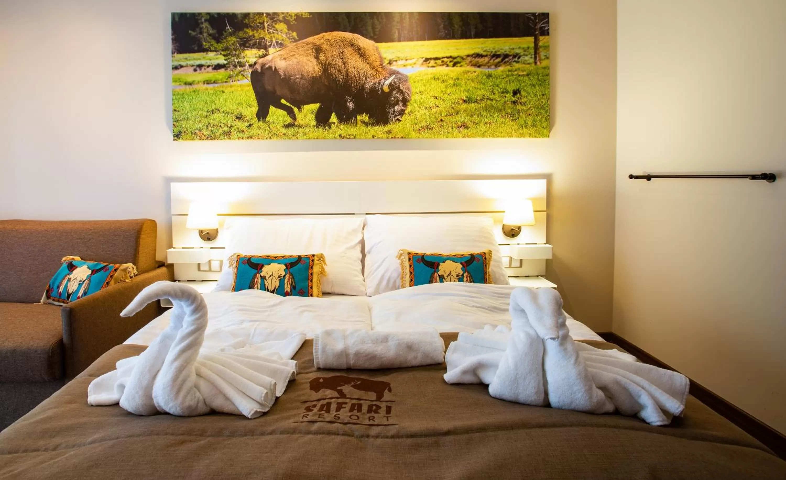 Bed in Residence Safari Resort - Bison Lodge