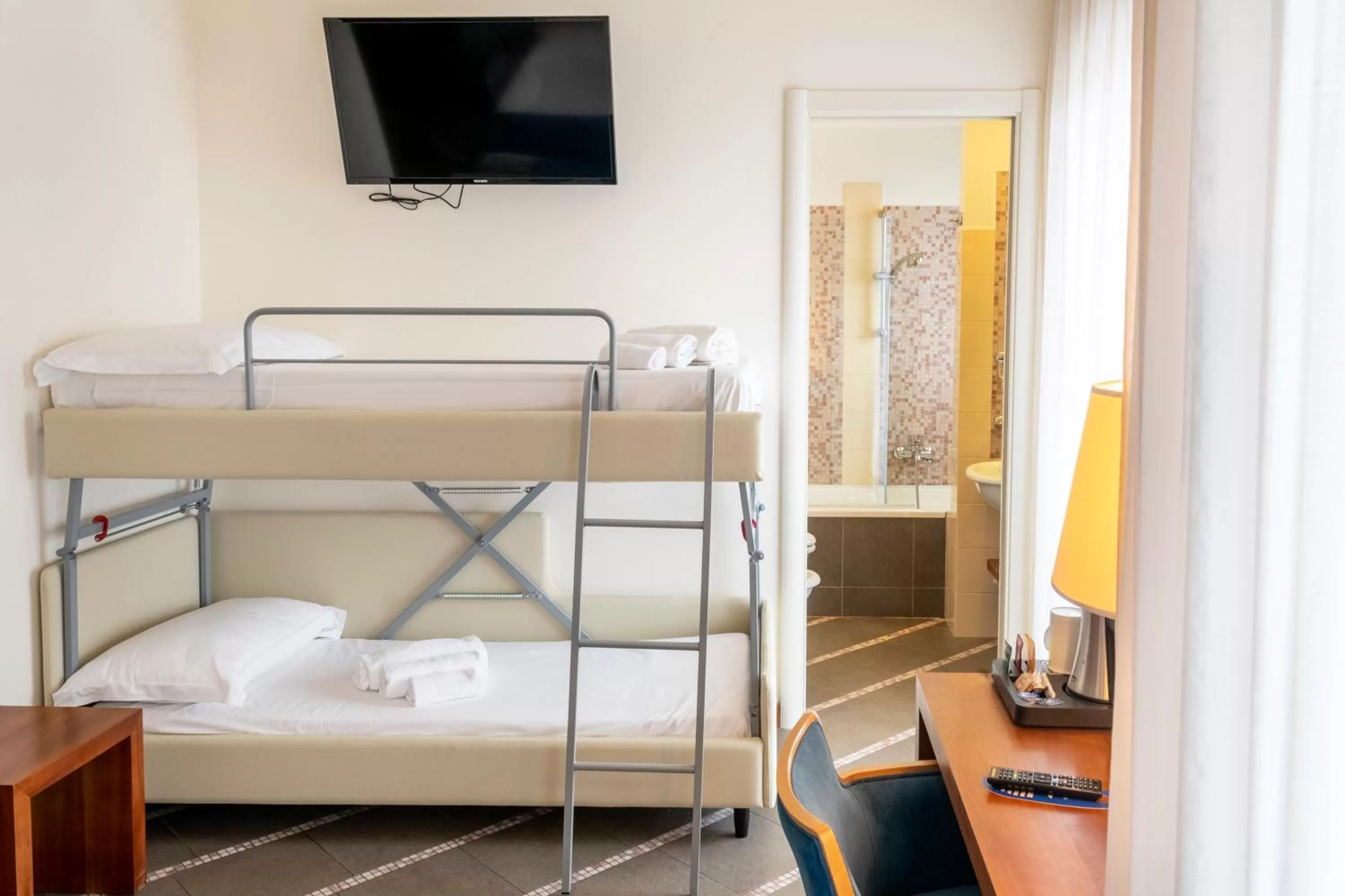 Bed in Hotel International