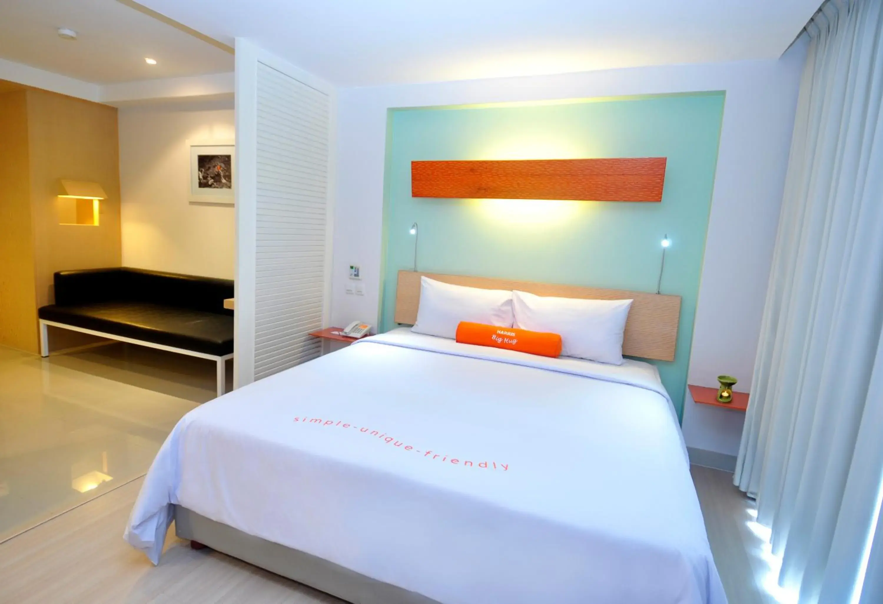 Bed in HOTEL and RESIDENCES Riverview Kuta - Bali (Associated HARRIS)