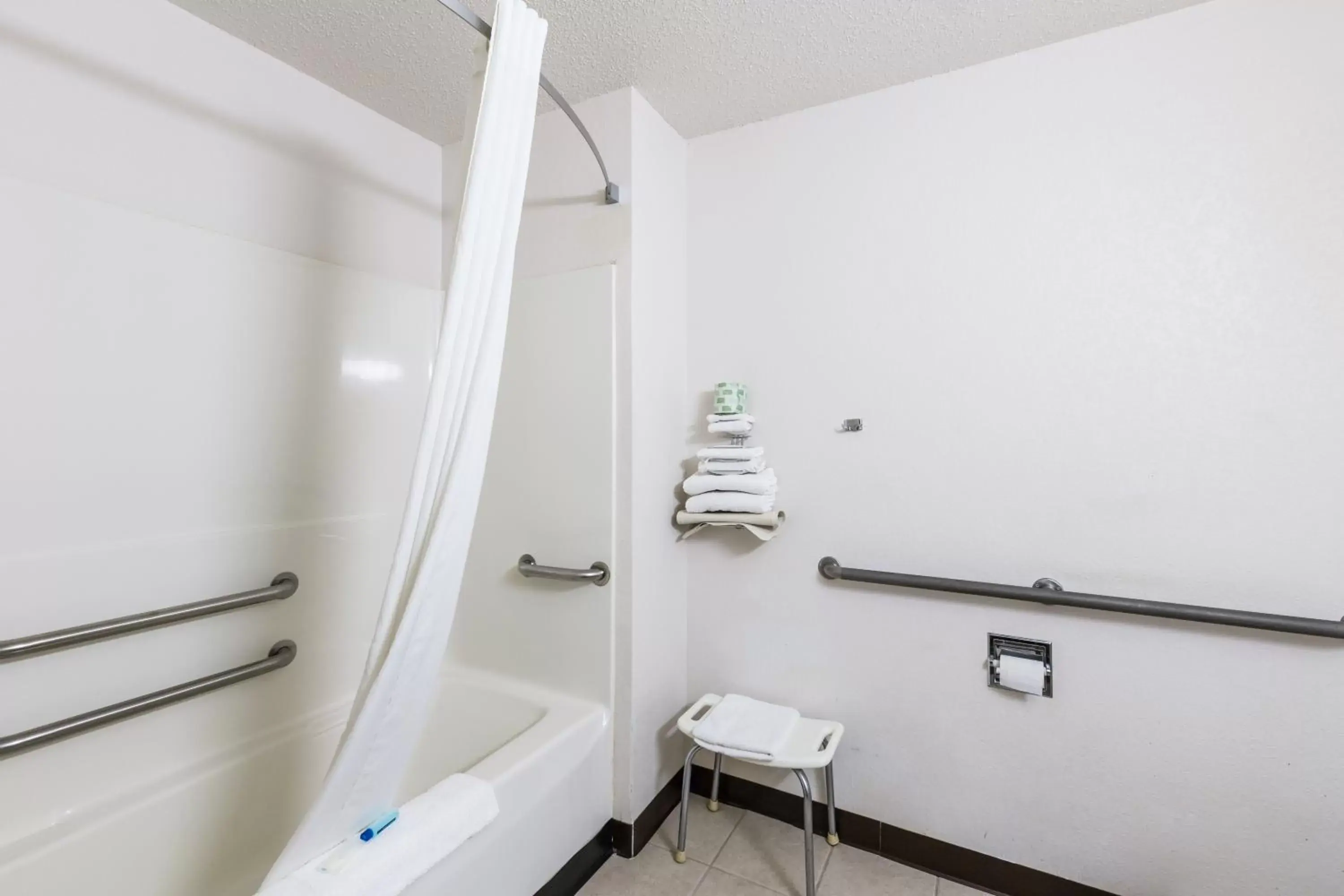 Facility for disabled guests, Bathroom in Americas Best Value Inn Charlotte