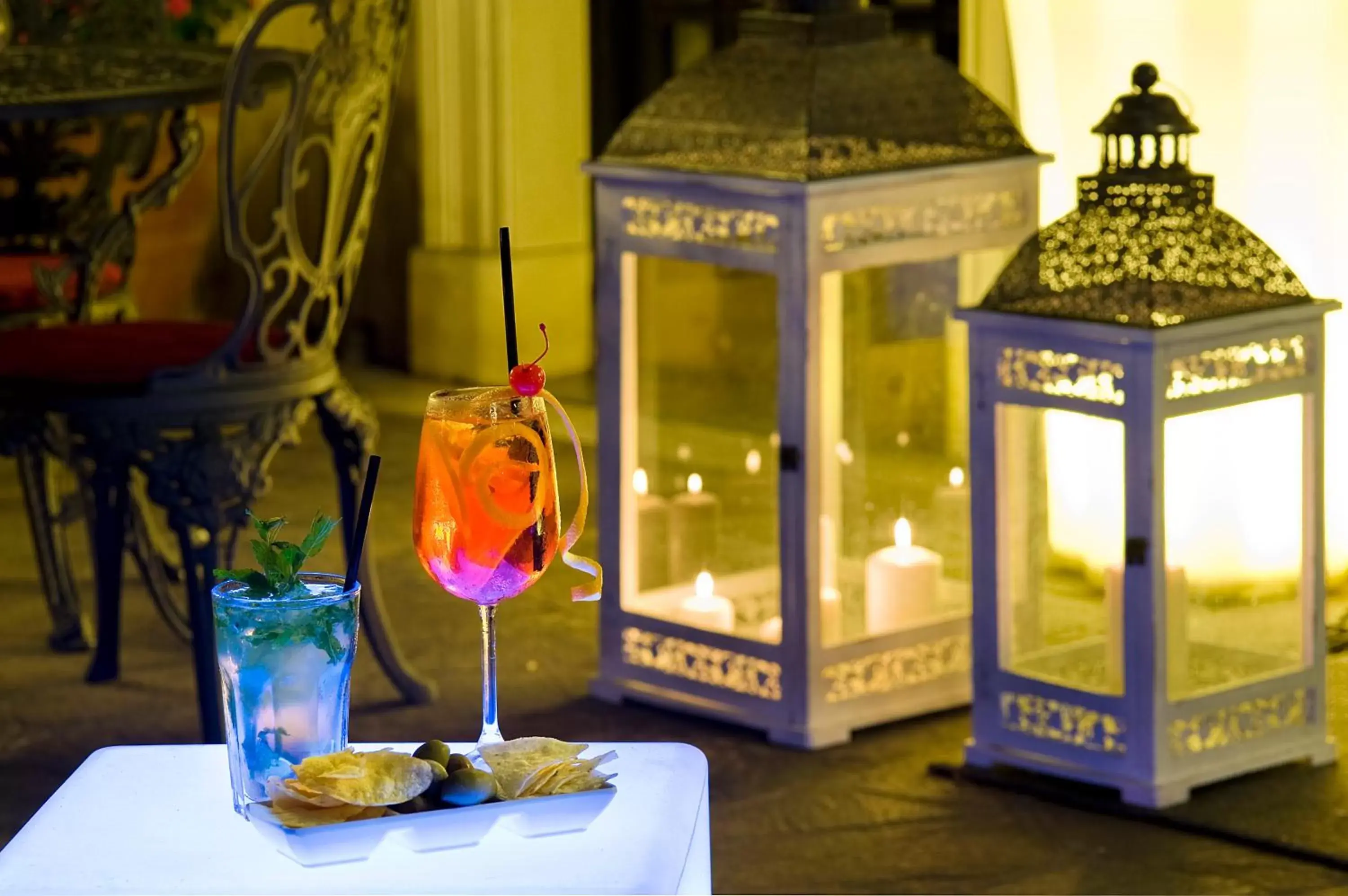 Decorative detail, Drinks in Hotel Villa San Lorenzo Maria