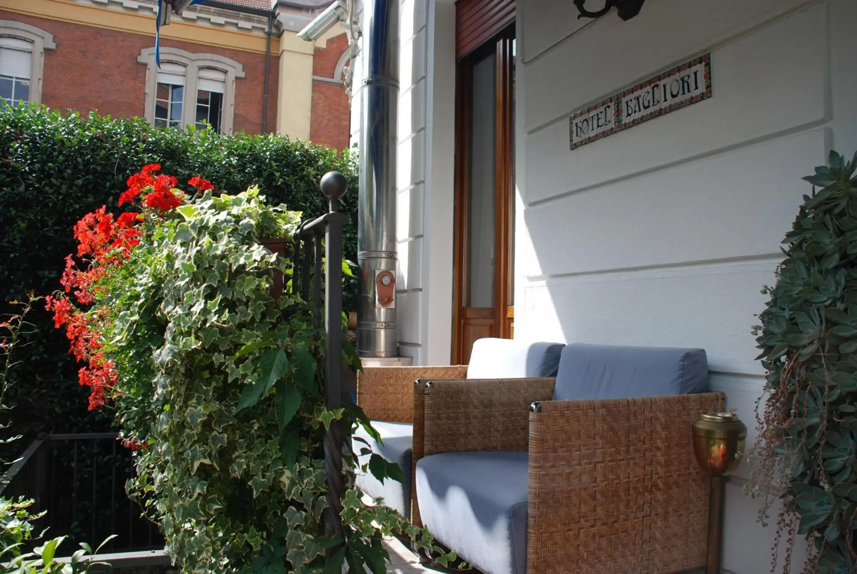 Decorative detail in Hotel Bagliori