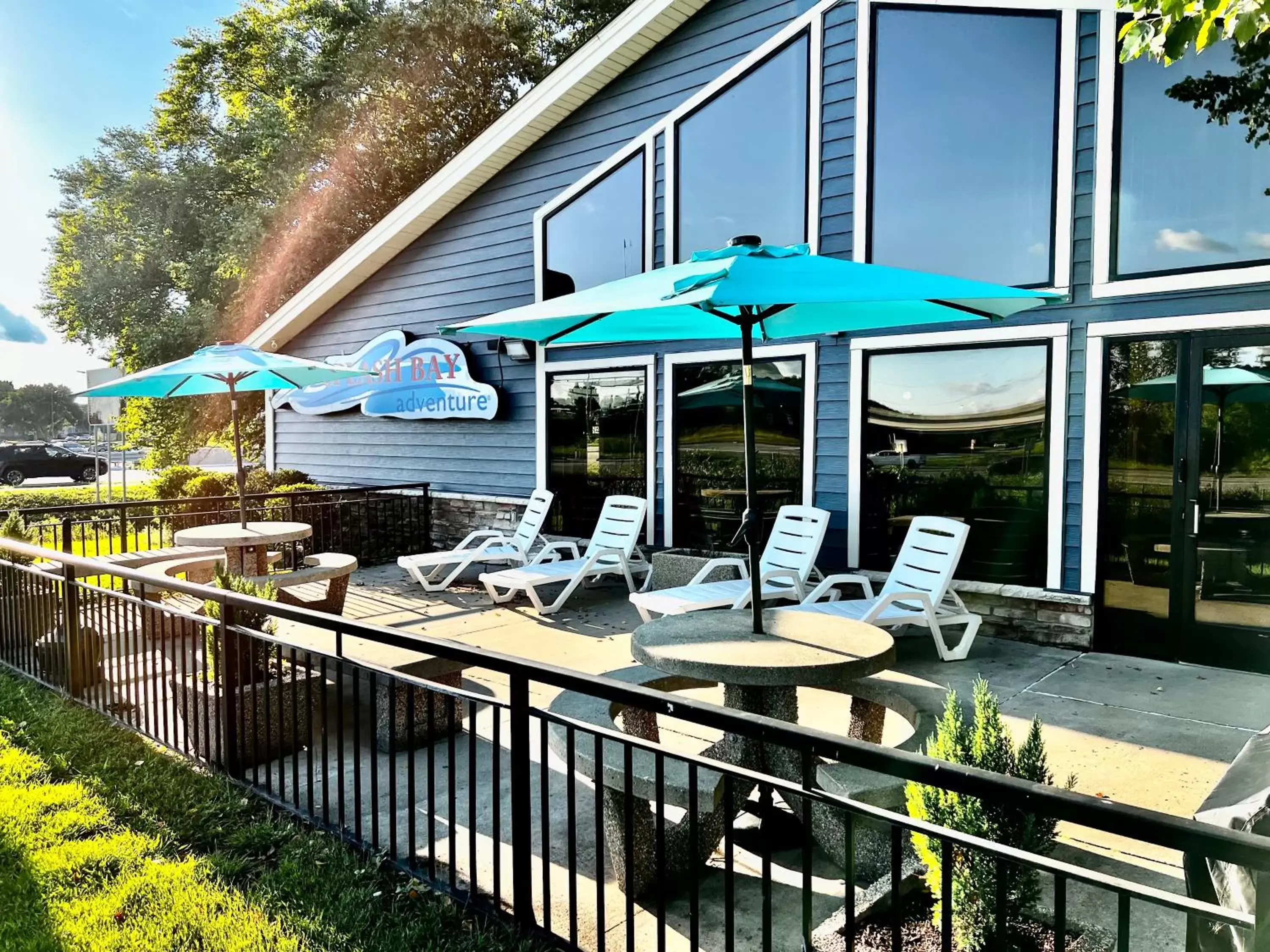 Patio in AmericInn by Wyndham Shakopee Near Canterbury Park