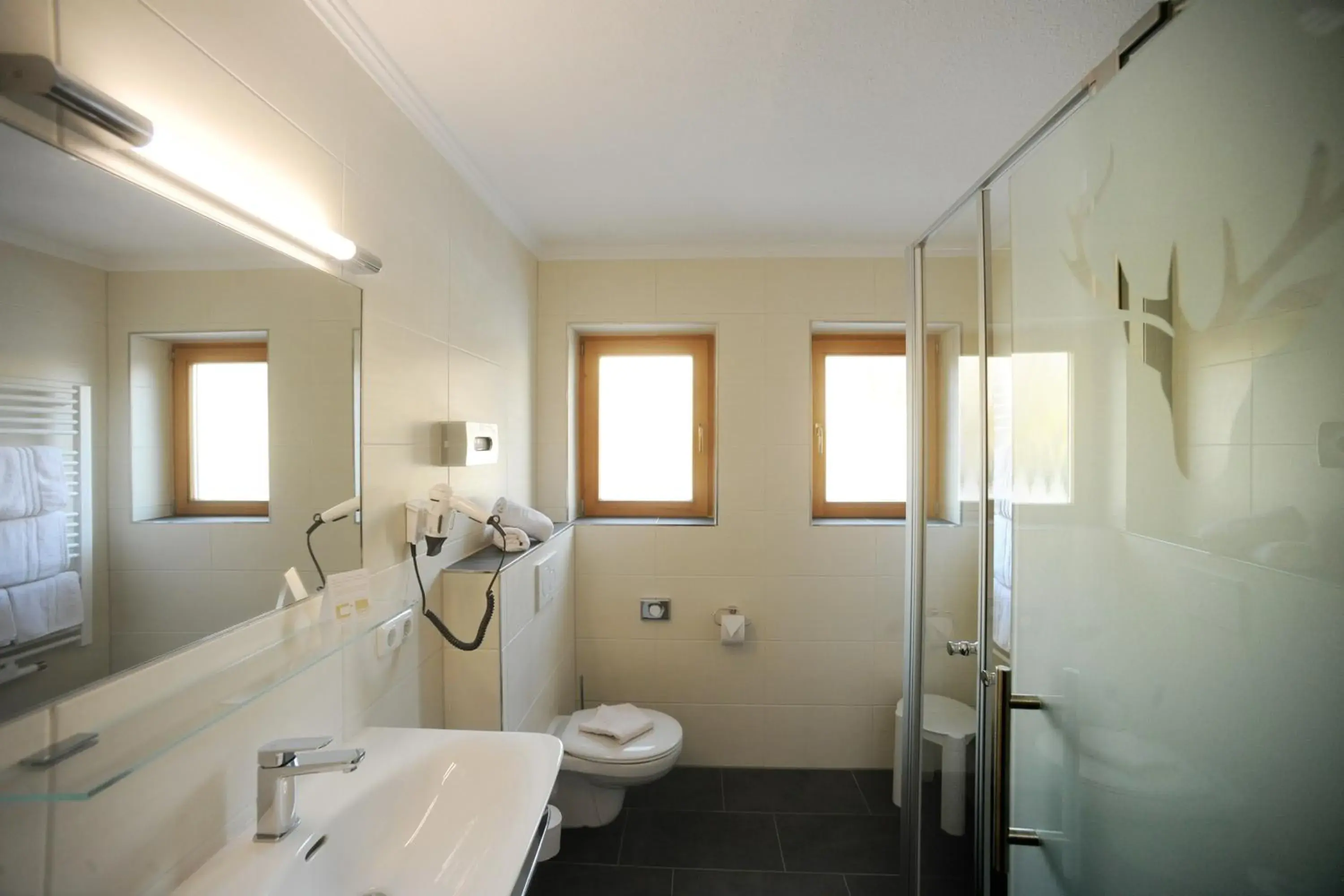 Bathroom in Ferienhotel Hubertus