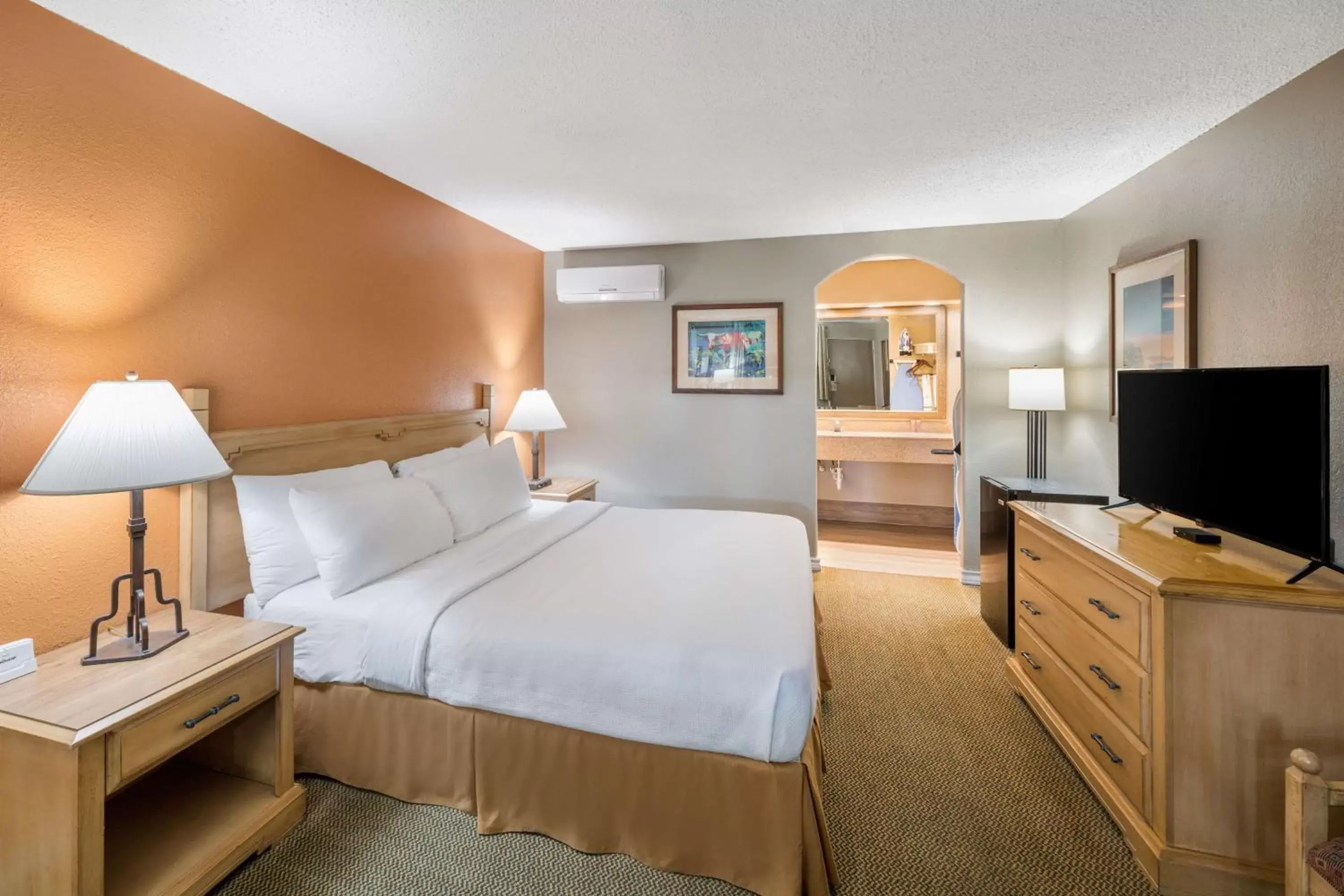 Bedroom, Bed in Pearl on the Concho SureStay Collection by Best Western